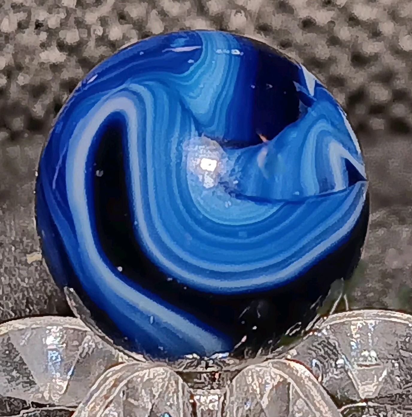 Ravenswood Swirl Marble. .60″ Mint. Premium Example.
