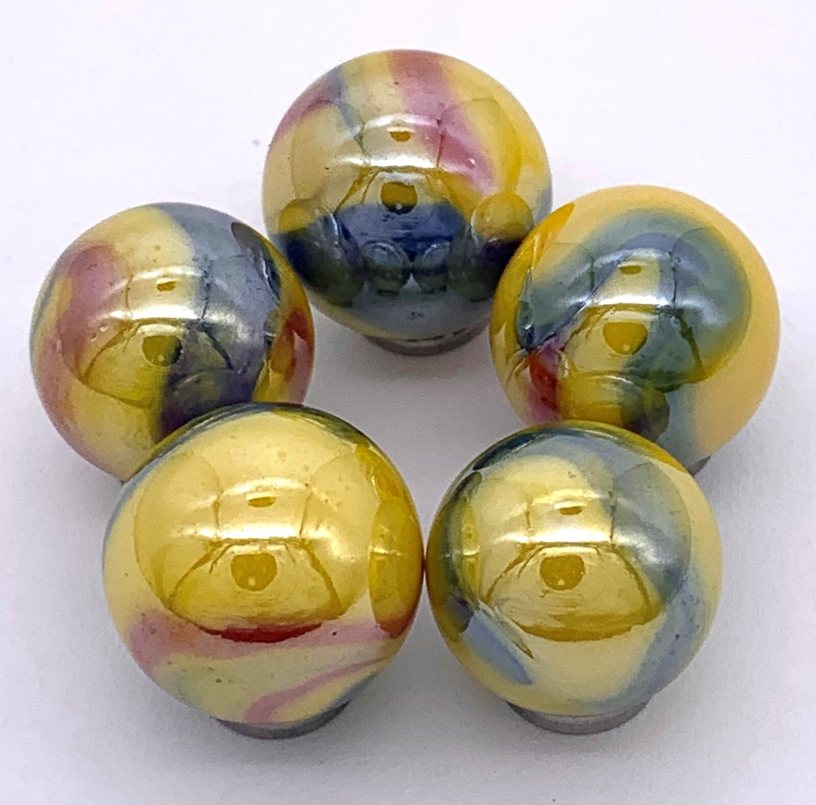 New for 2023! Bulk 16mm Tropicana Glass Marble Players 5/8″ Pk 25 Vacor HOM