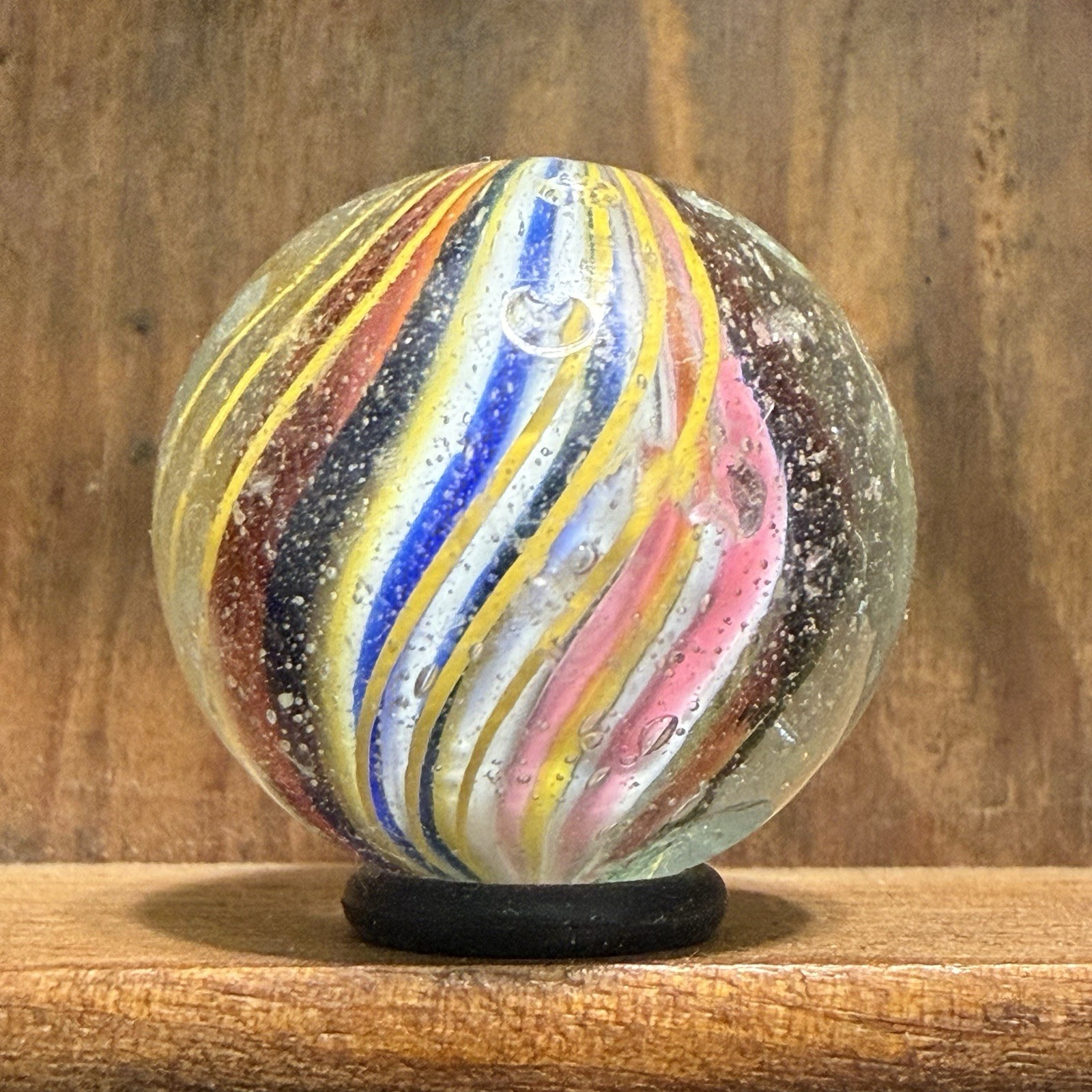 Antique German Handmade Divided Core Marble 15/16” Good | 321