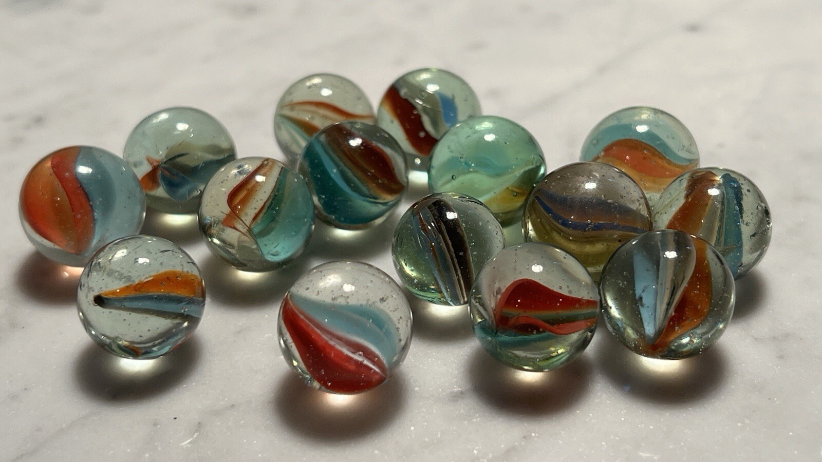 Marbles Assorted Vintage Collectable Glass ~ 170pc ~1.03kg. Most from the 1960s