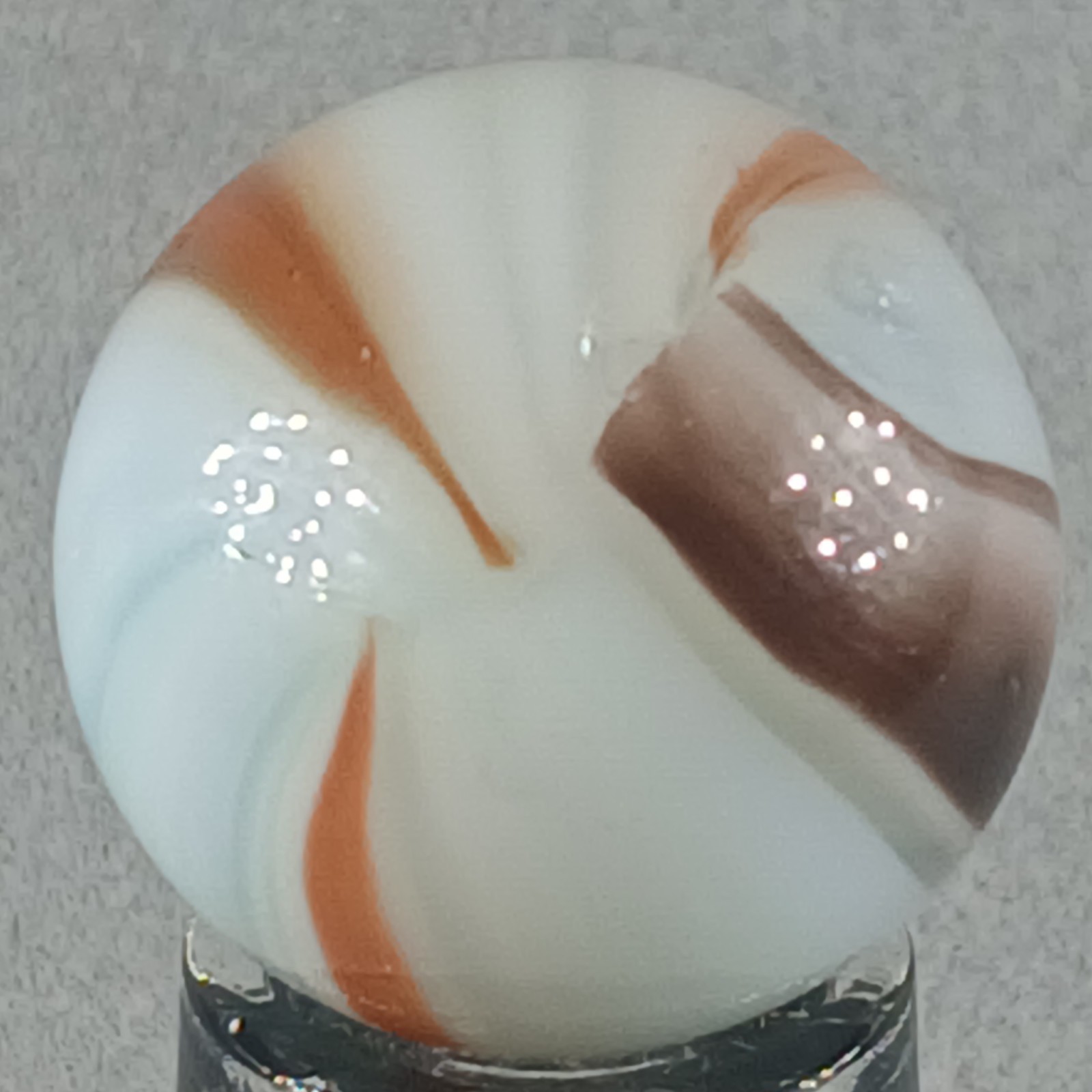 Vintage Imported Patch And Ribbon Marble .64 Inches Near-Mint Condition