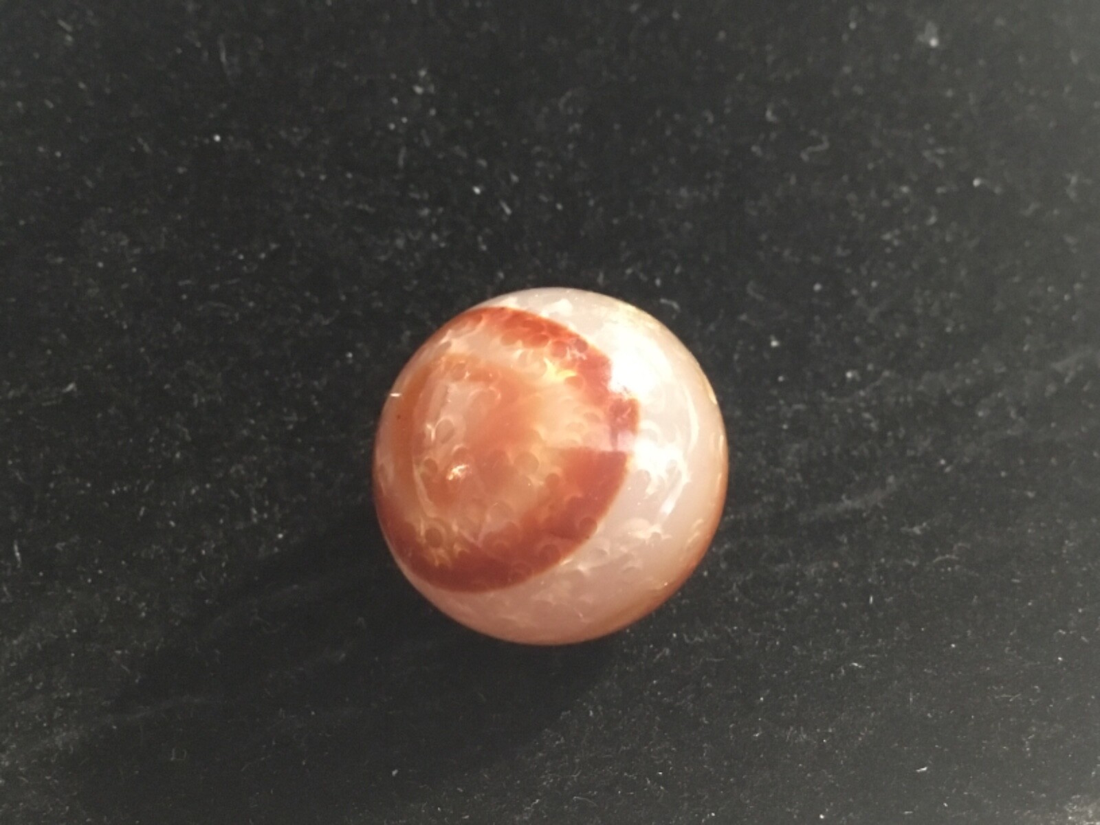 RARE ANTIQUE AUTHENTIC DARK AGATE ARKO SWIRL MARBLE MUST SEE NO RESERVE