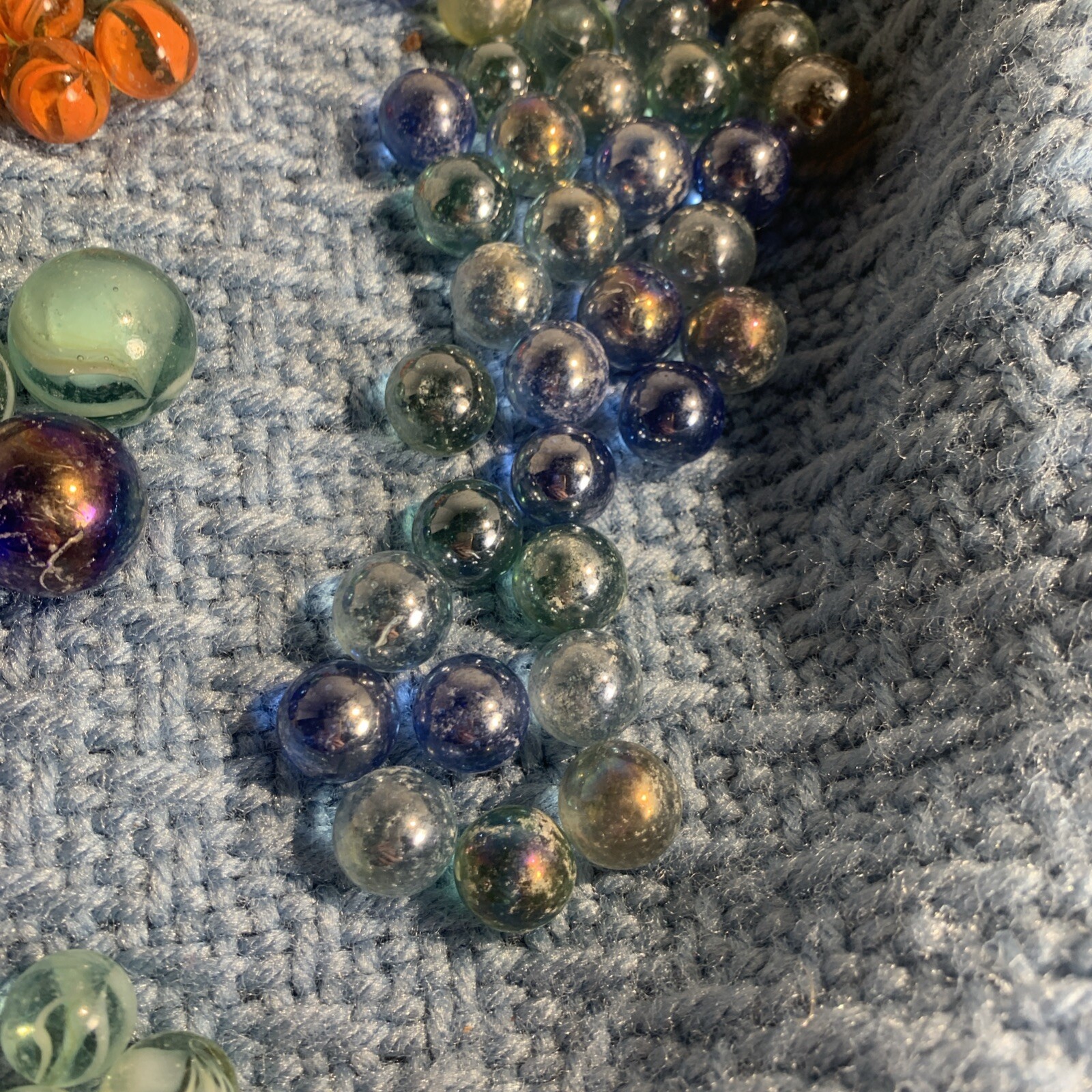 Vintage Marbles Large Lot 163 Pc Incl 6 Shooters READ