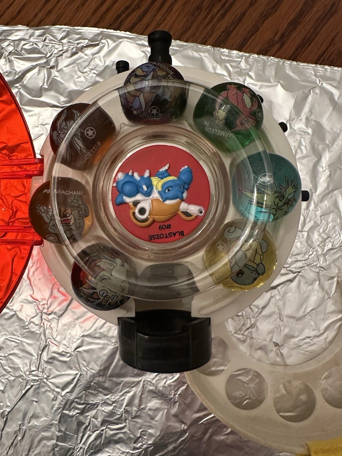 Working Blastoise Marble Shooter Pokeball With 5 Other Sets