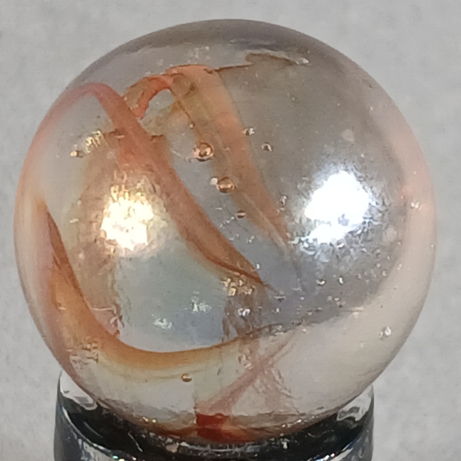 Vintage Imported Iridescent Cat’s Eye .63 Inches Near-Mint Condition