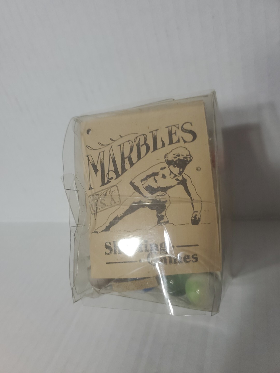 Marbles Shooting Games Leather Bag Instructions Retro