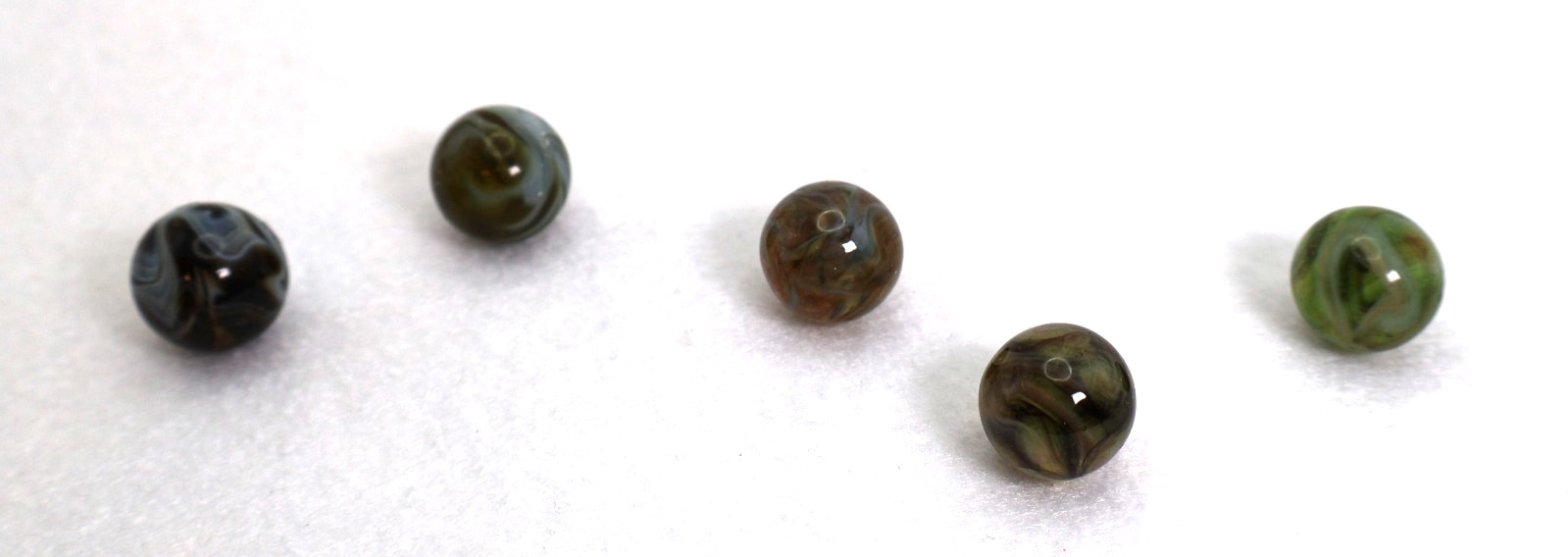 5pk 5/8″ Translucent Swirl Marbles NM-M