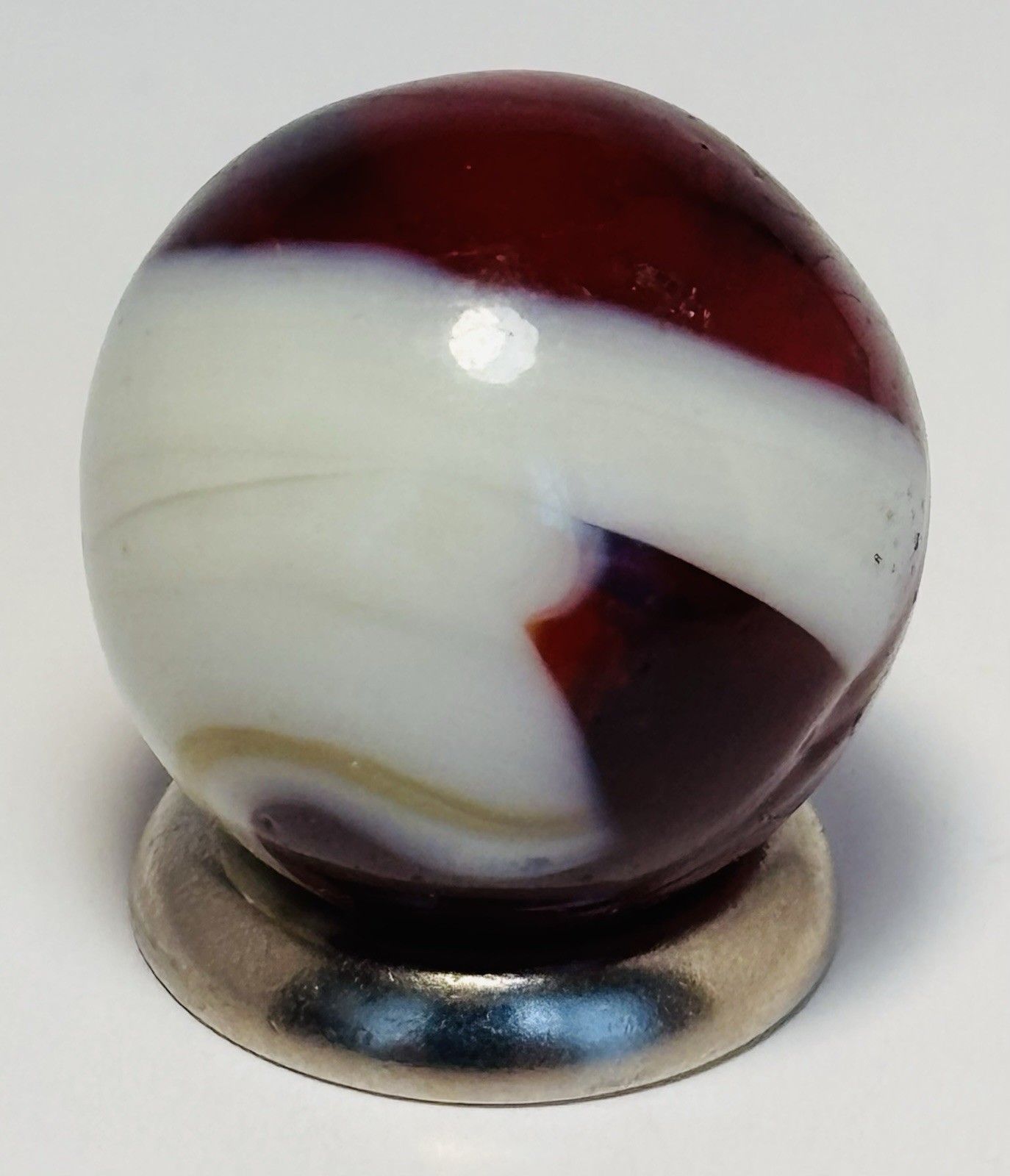 CAC Christensen Agate Company Bloodie Swirl .67” In Mint Condition