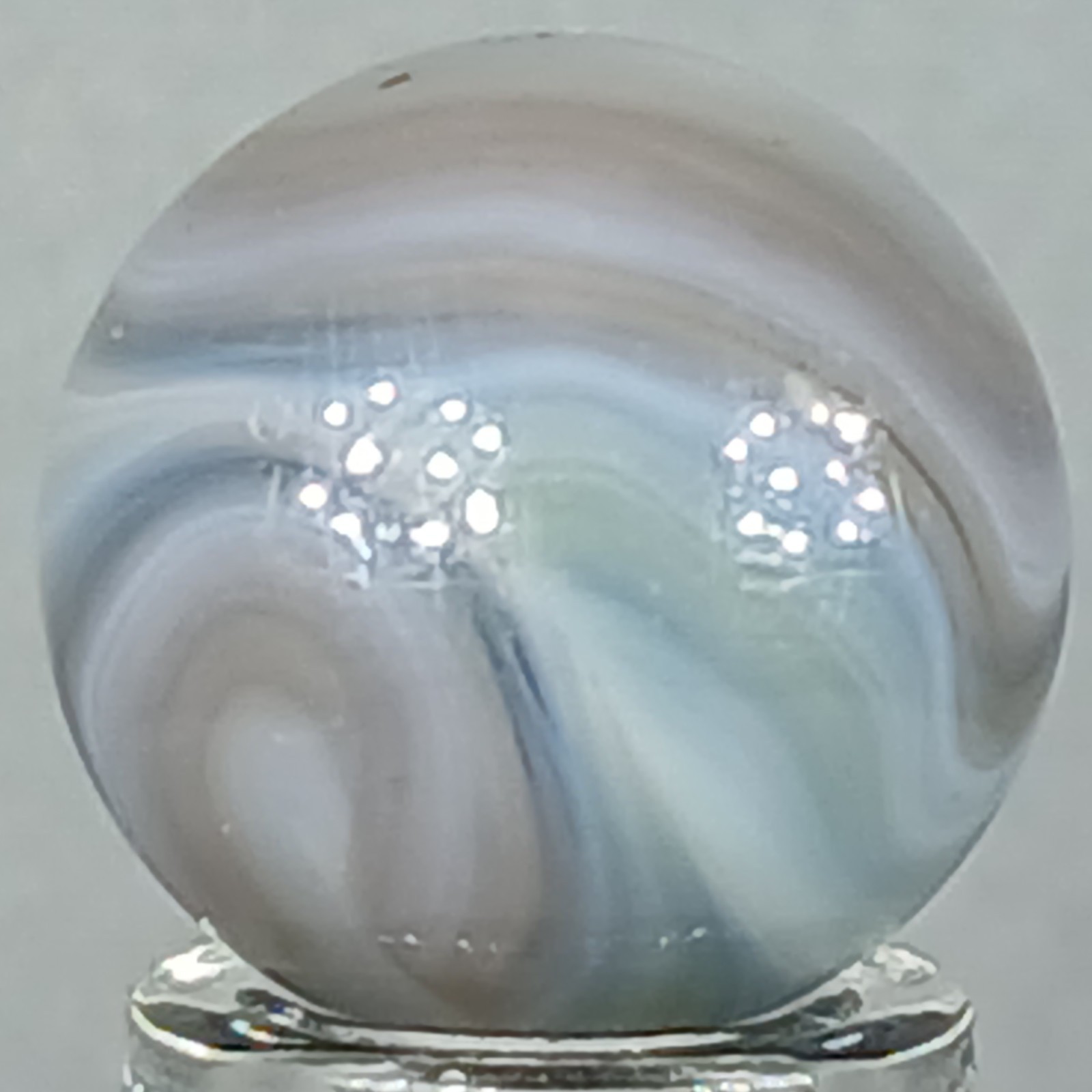 Vintage Champion Swirl Marble .59 Inches Near-Mint Condition Combined Shipping