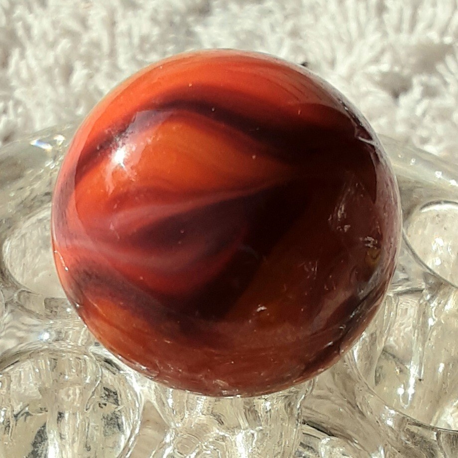 1″ Vacor or Jabo Multi Color Swirl Marble In Wet Mint Condition👌.