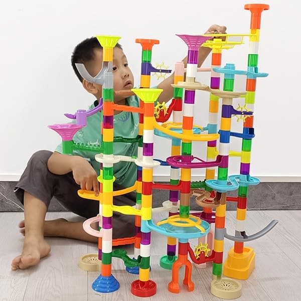 Marble Run – 200Pcs Maze Game Construction 35.08 cm x 43.18 x 14.00