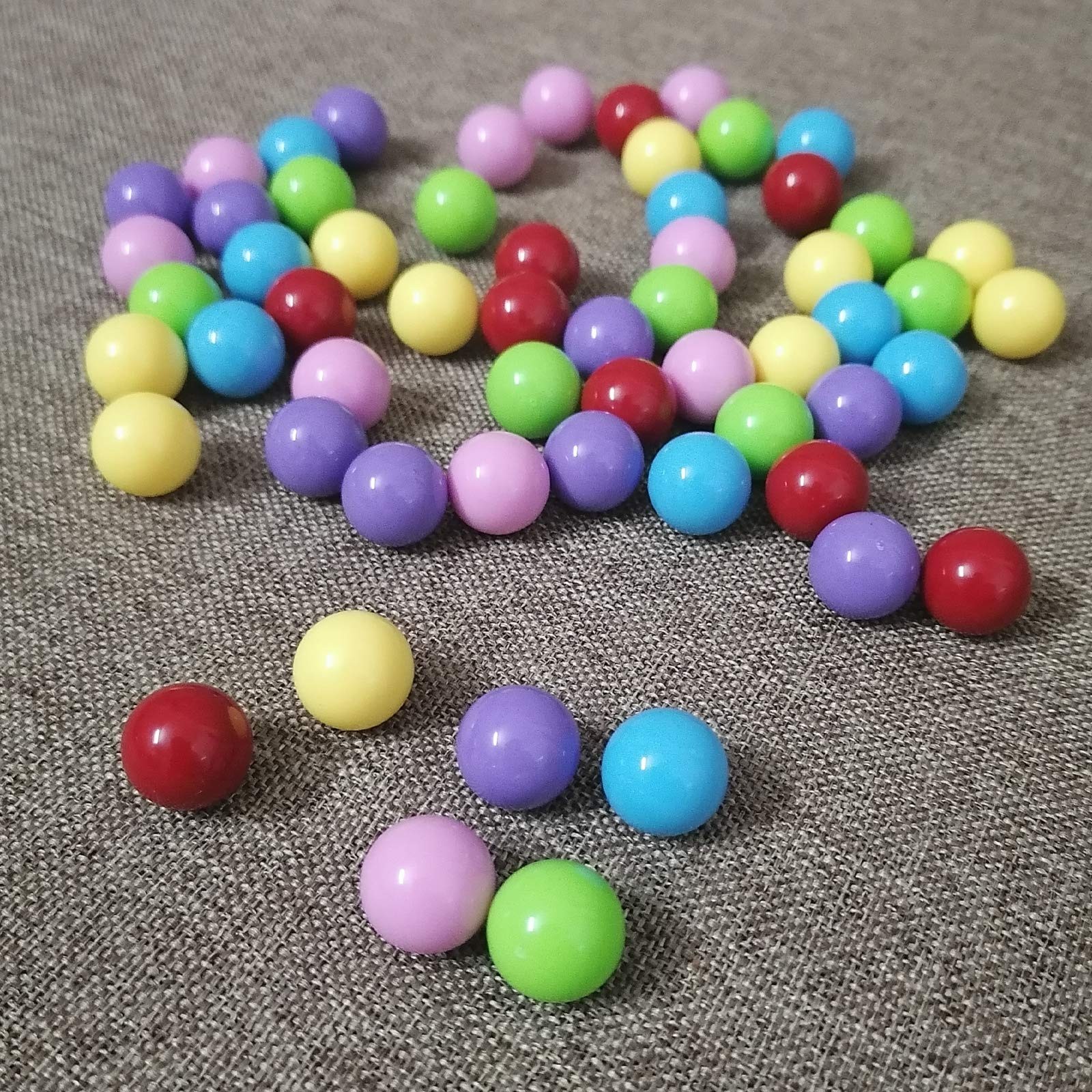 60 Pcs Chinese Checkers Marbles Balls in 6 Colors,Game Balls with Plastic Box…