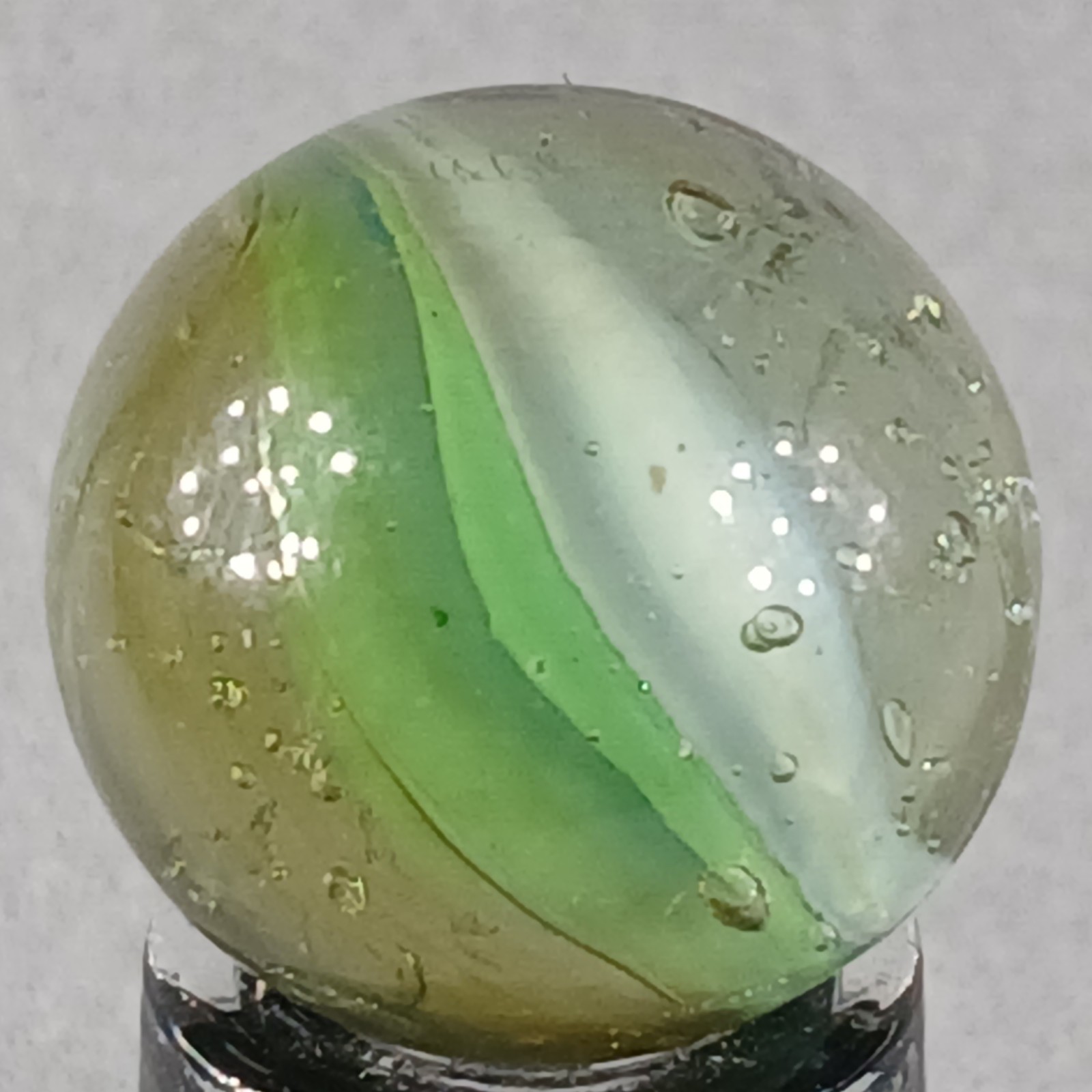 Vintage Imported Cat’s Eye Marble .60 Inches Near-Mint Condition