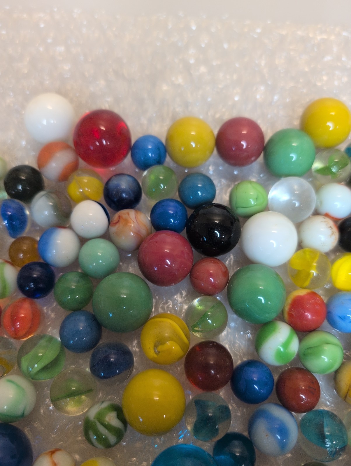 Vintage Antique Marble Lot Of 140+ Pre 1970’s Peltier Akro Agate +