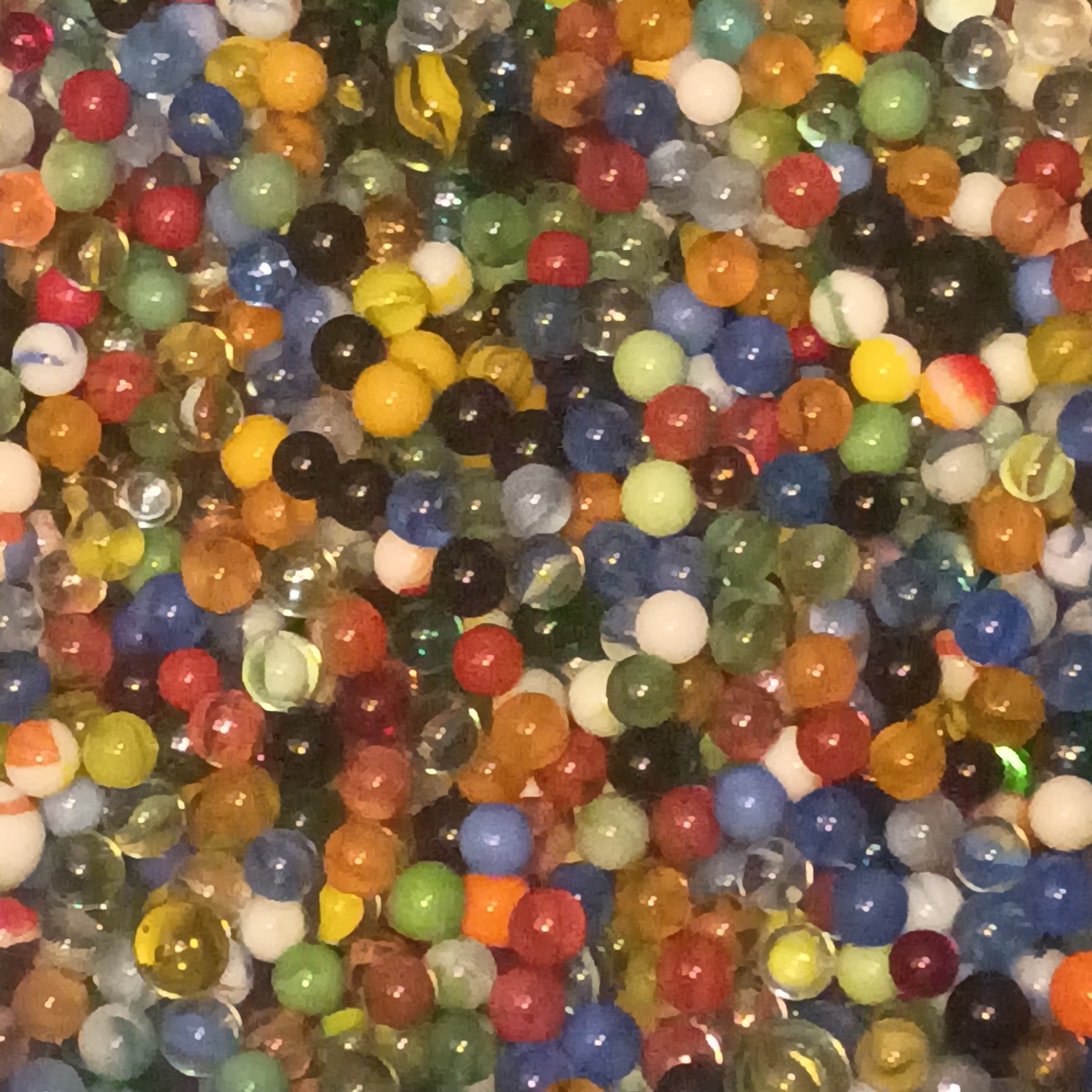 vintage marbles lot 100ct. Random pick from bin and trays/ vintage mix/NM-M##