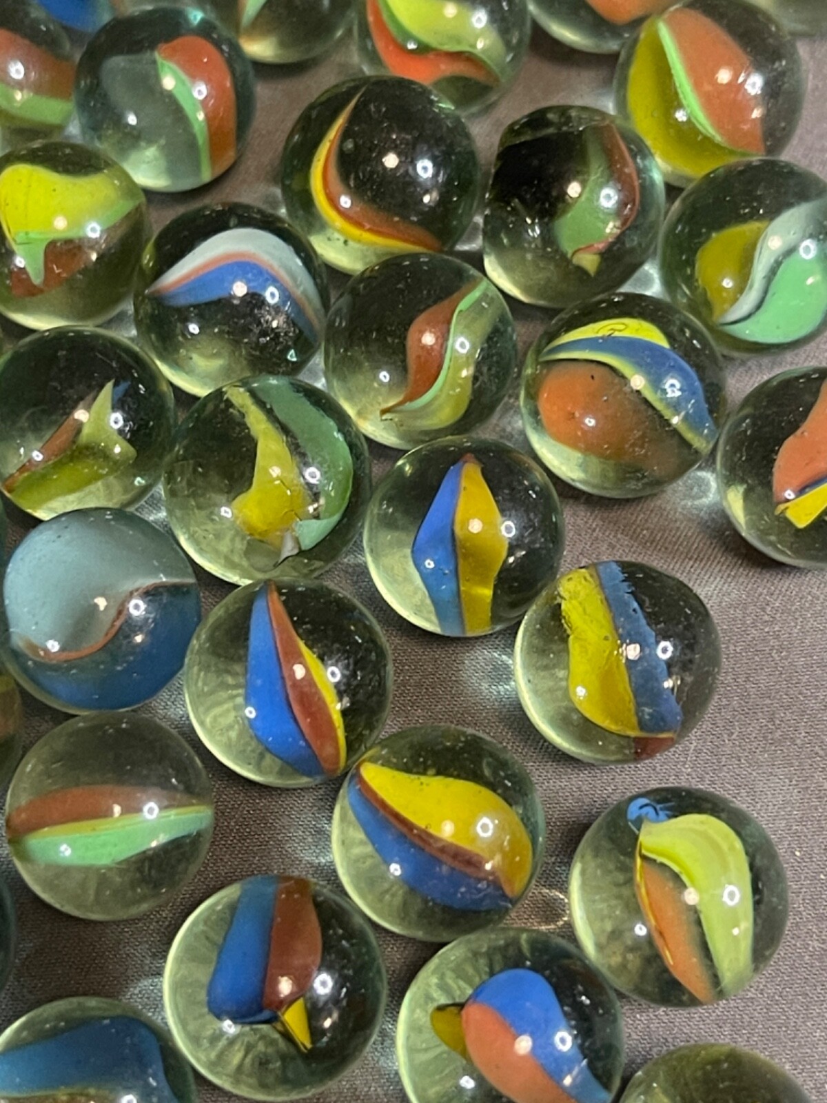 Marbles! Vintage 2 lbs 5 oz BAG Mixed colors See all photos