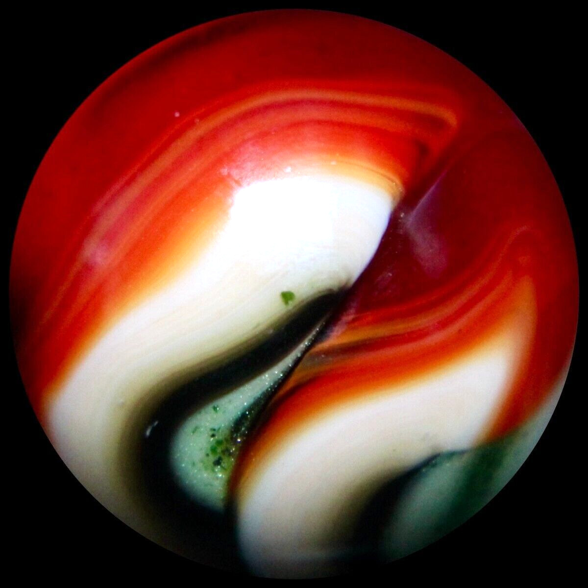 JABO Joker 1 Marble Collector Series: Ruby Red & Aventurine