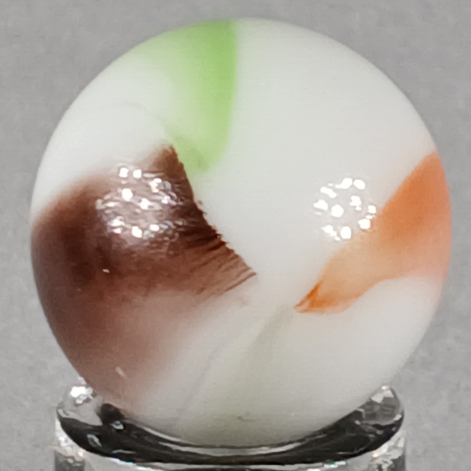 Vintage Imported Patch And Ribbon Marble .61 Inches Near-Mint Condition