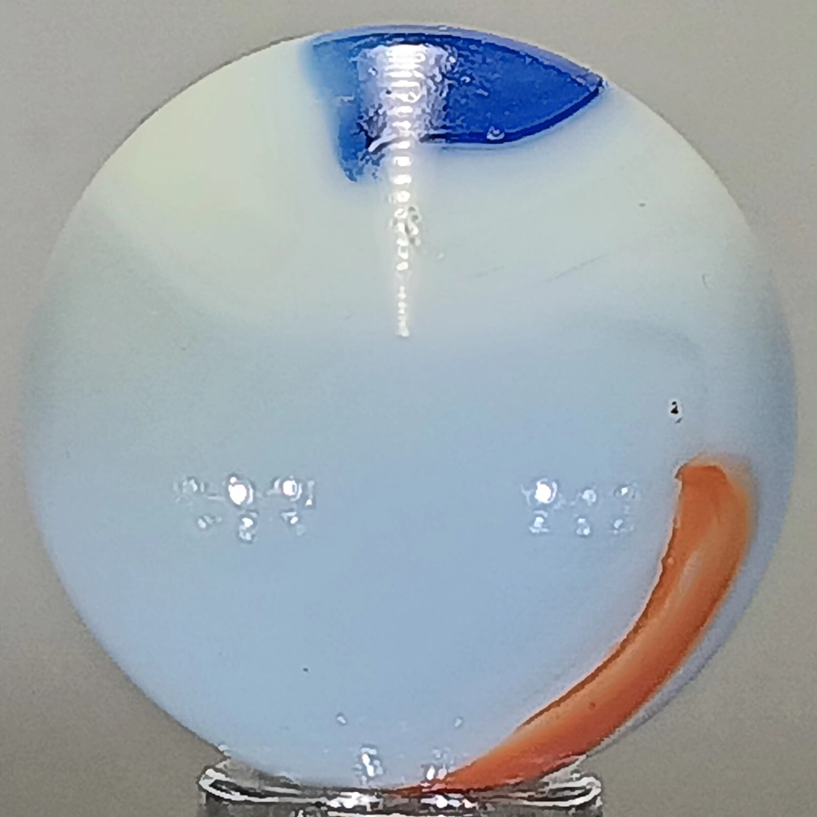 Large Imported Swirl Marble .95 Inches Near-Mint Condition Combined Shipping