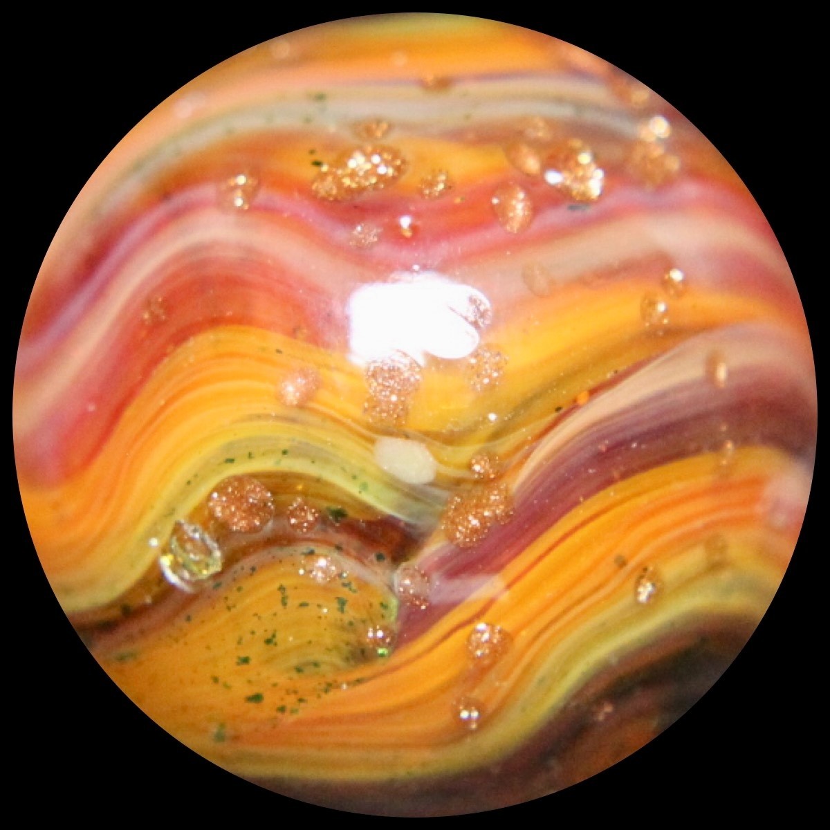 DAS Patriot 2017 Marble Collector Series: Strawberry & Apricot Lutz Guinea 0.755