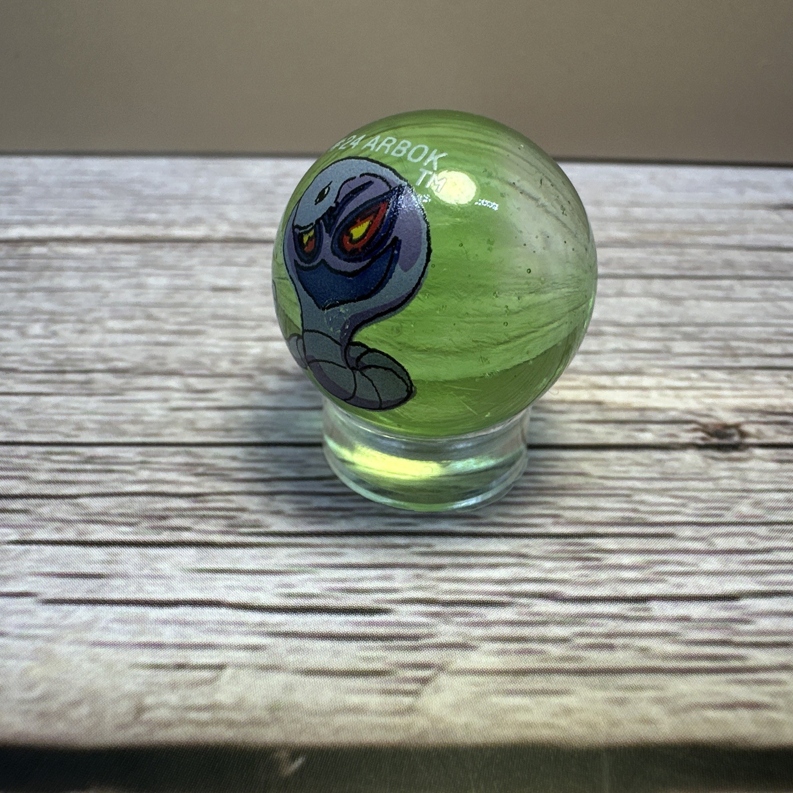 Vintage ToyBiz Pokemon Marble #24 Arbok
