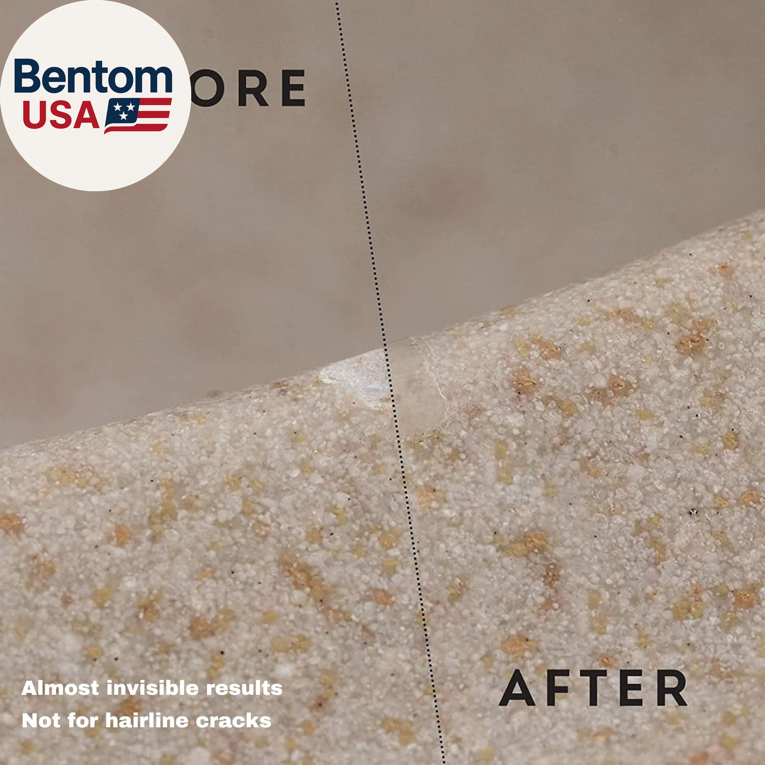 Granite, Marble & Stone Repair Kit – Fix Chips & Defects in Minutes | Restore Ti