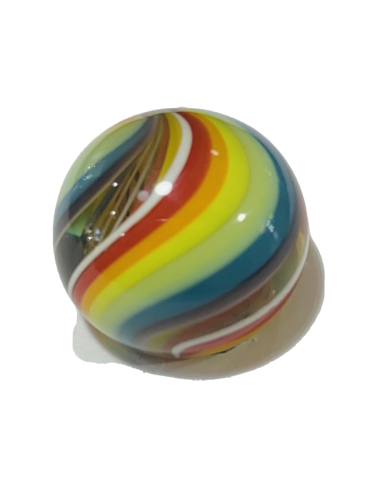 Rare JODY FINE HANDMADE GLASS MARBLE 7/8 “ Lamp work. #7