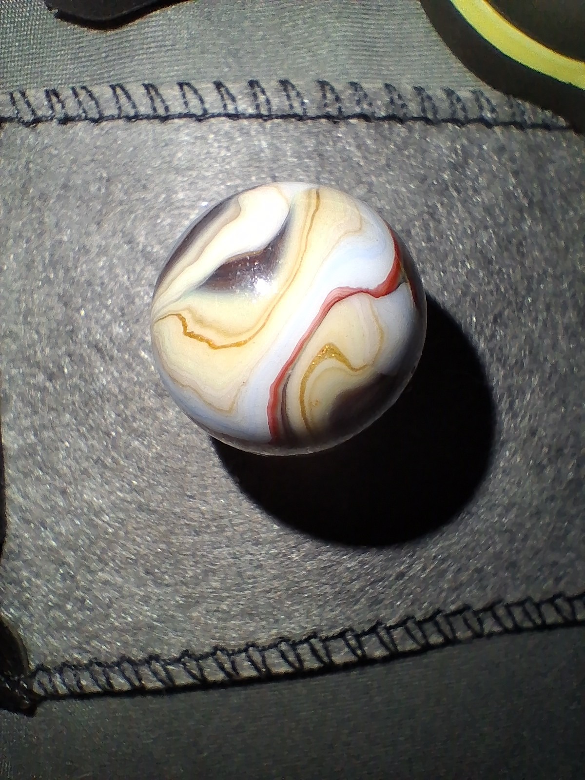 LARGE .82″ JABO “JOKER 1” Gold Rush 2008 MARBLE Mint Asmade