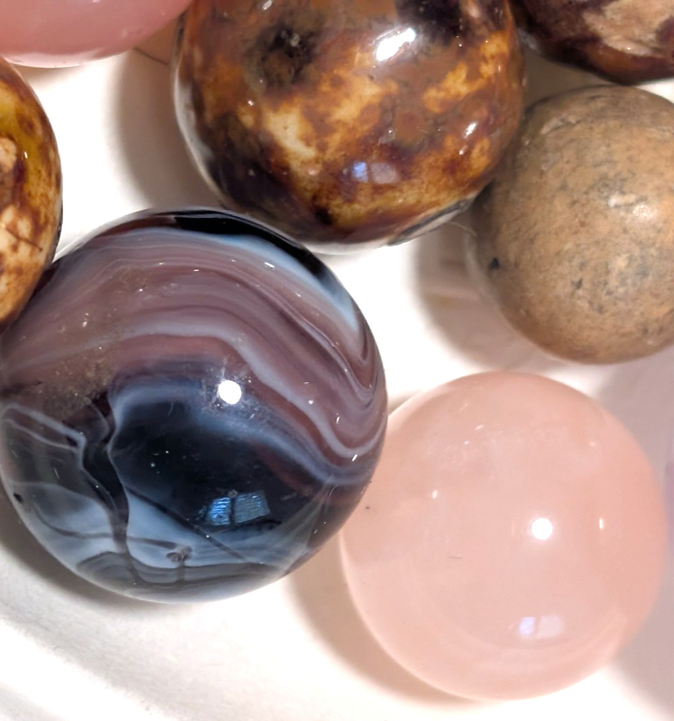 #3 Collectable Mint- Excellent Vintage Mixed Beautiful Marbles, 1930’S-1960’S