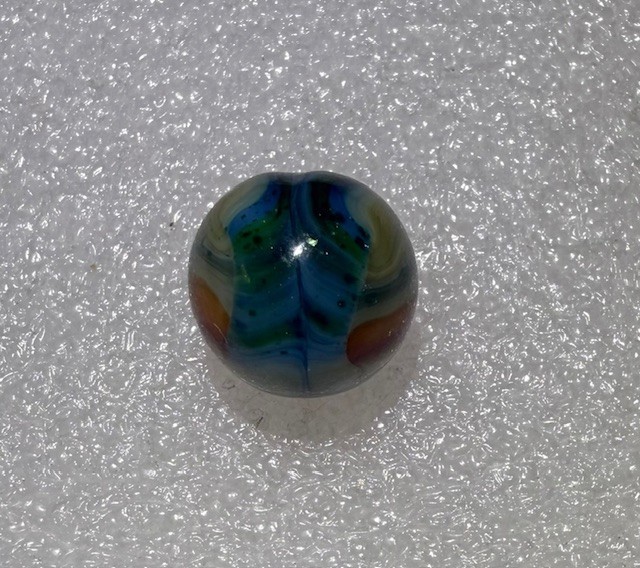 Lot of 5 Vintage Swirl Marbles Jabo Akro Peltier Vitro Christensen Diff Sizes