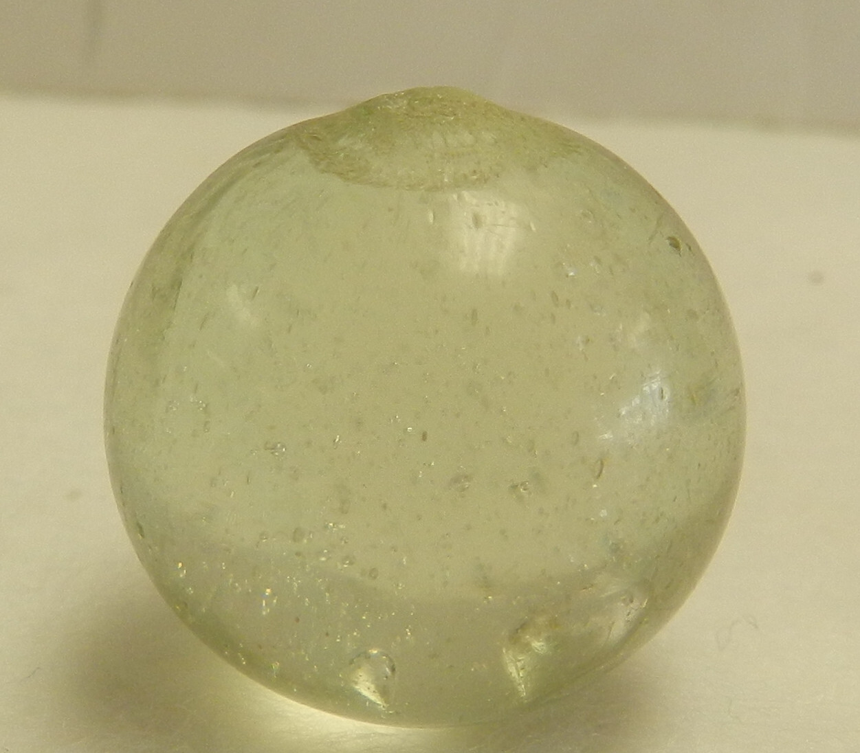 #16697m Vintage German Handmade Mica Marble .80 Inches Near Mint