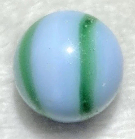PELTIER GLASS CO. Reverse Dragonfly Near Mint 5/8” RARE
