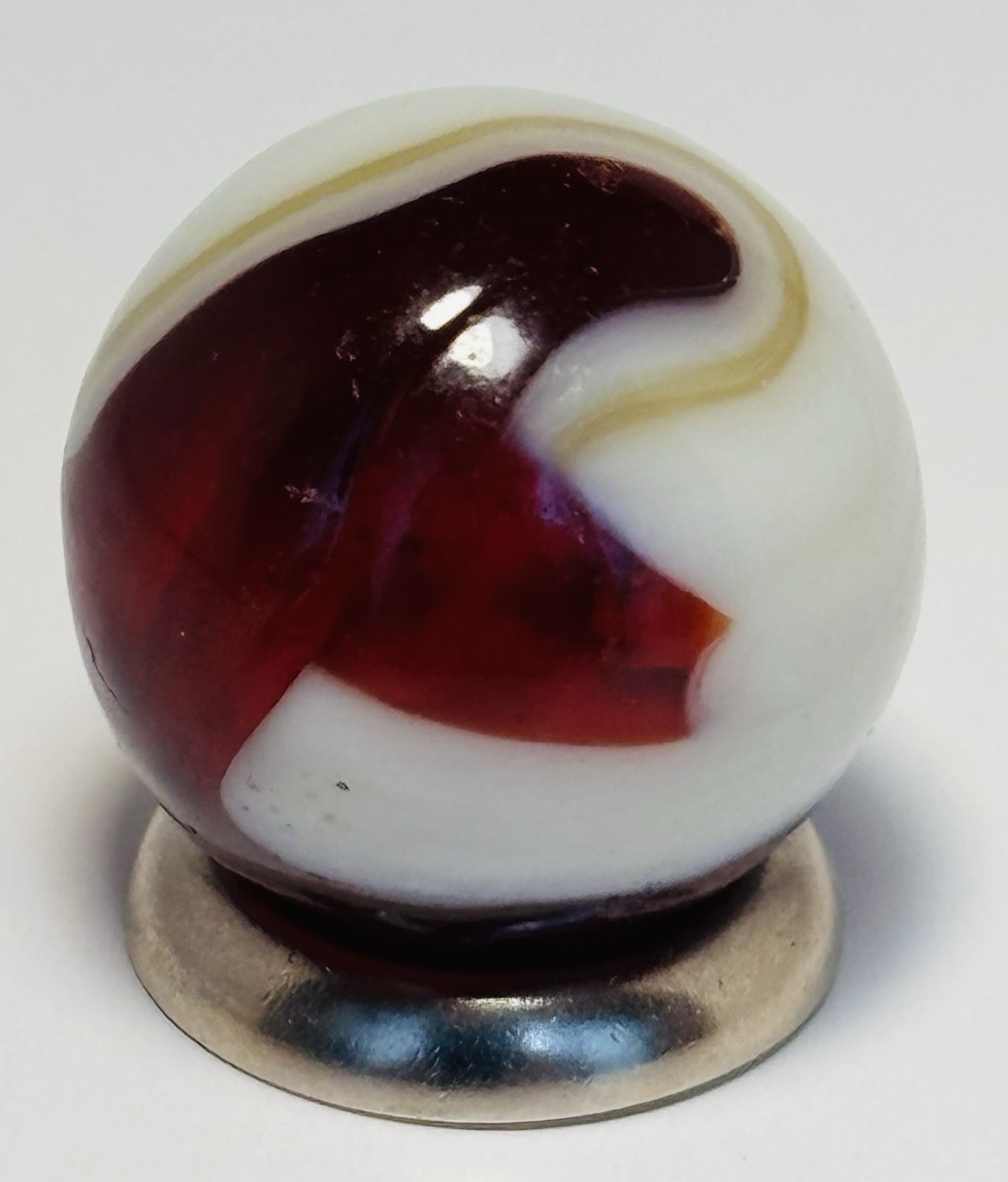 CAC Christensen Agate Company Bloodie Swirl .67” In Mint Condition