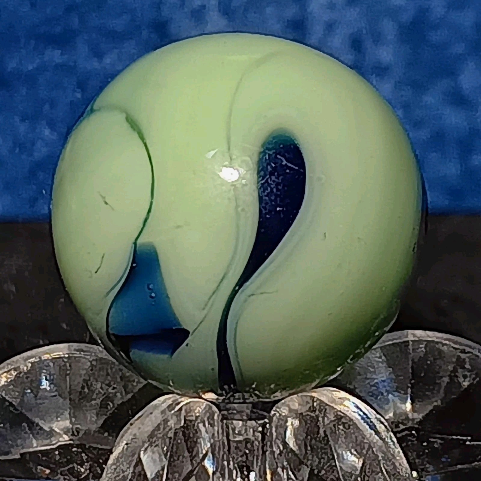Vintage Ravenswood Swirl Marble. .60″ NM. Unique Example.