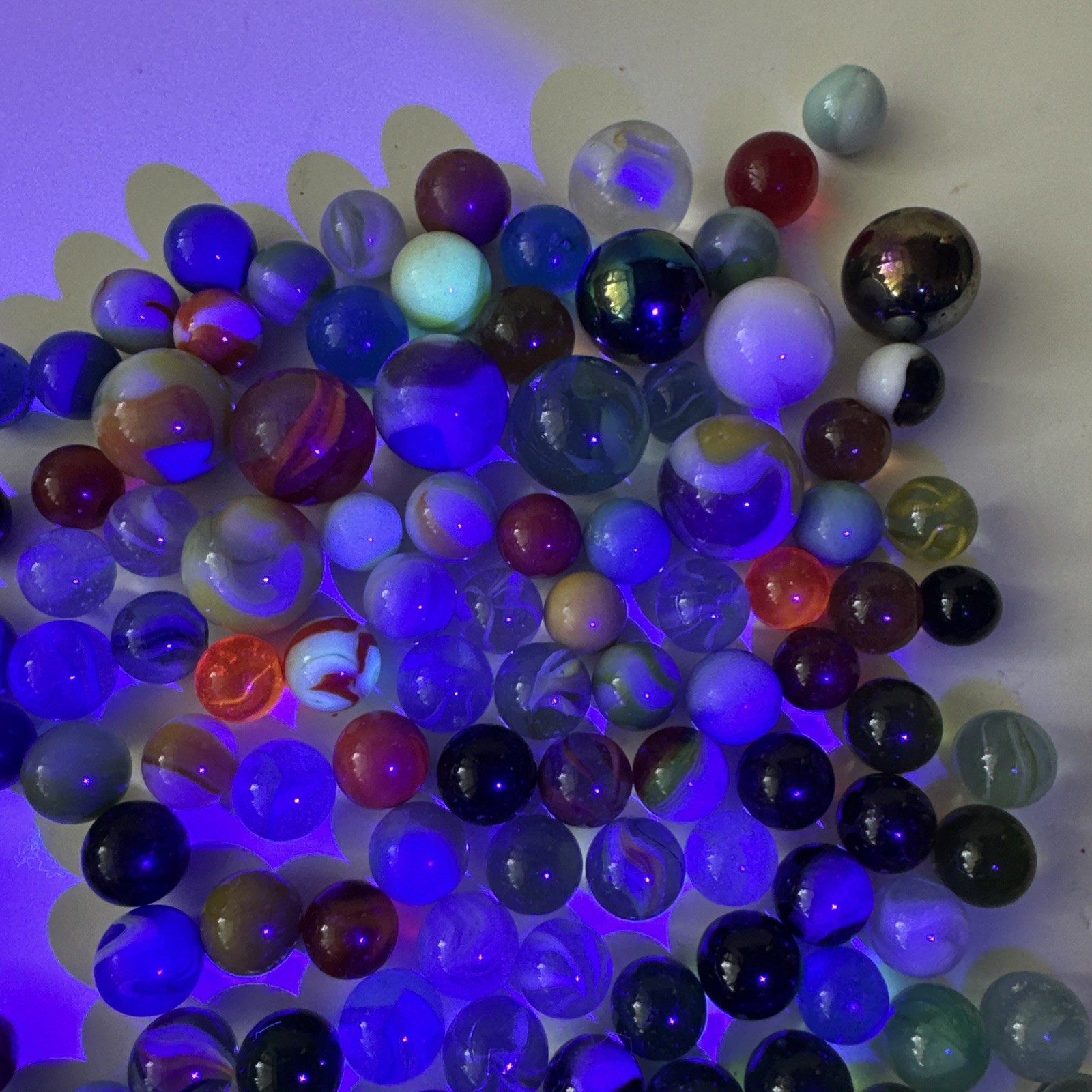 Vintage Marbles Lot Of 350 4lb 5oz