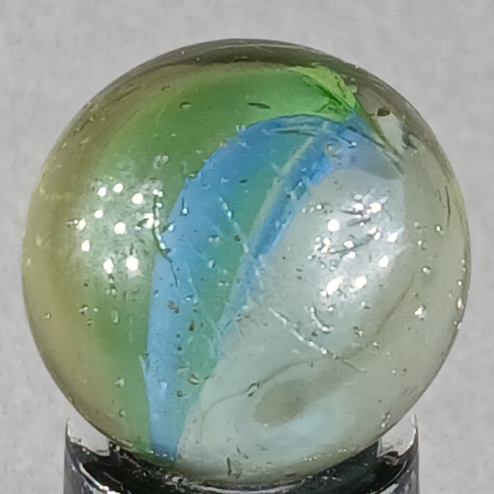 Vintage Imported Cat’s Eye Marble .60 Inches Near-Mint Condition