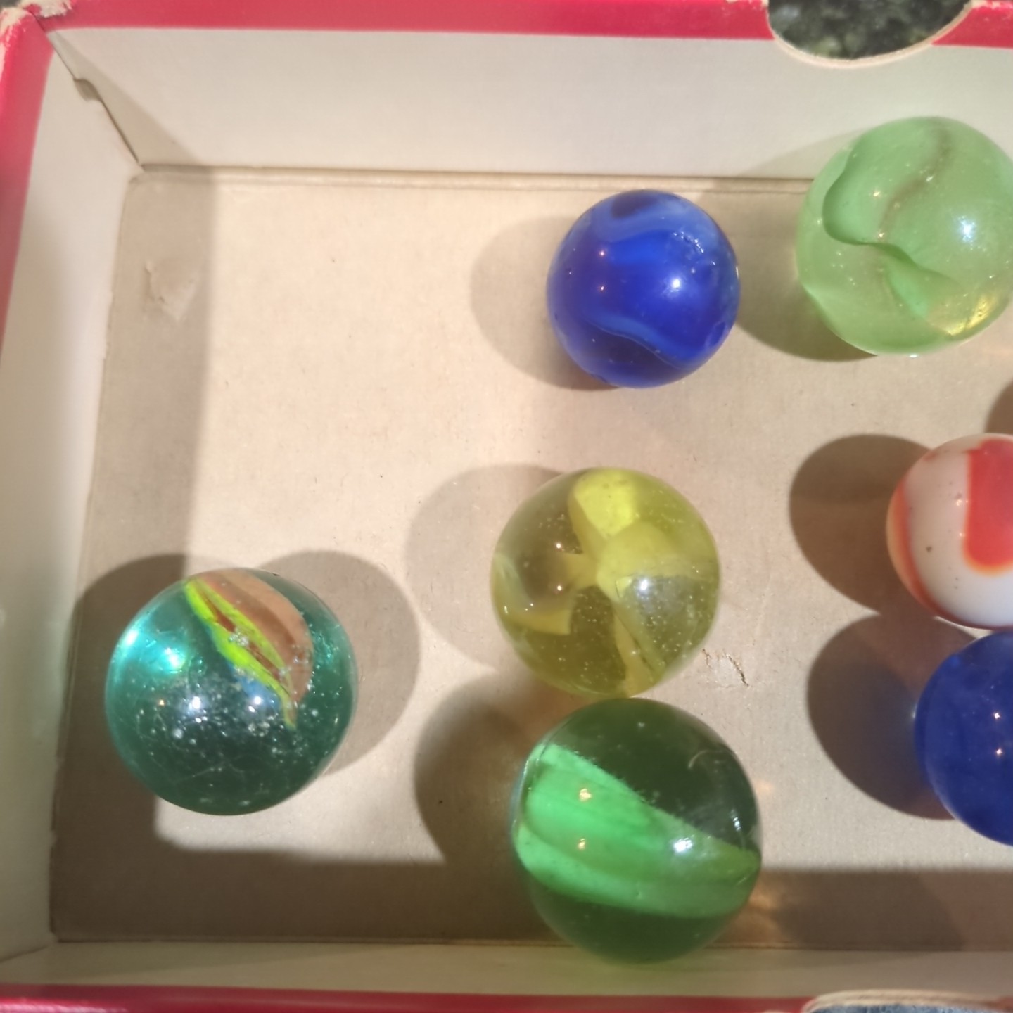 Lot Of Vintage Glass marbles. CAC, Akron agate, Peltier, Vitro Etc. 98Total