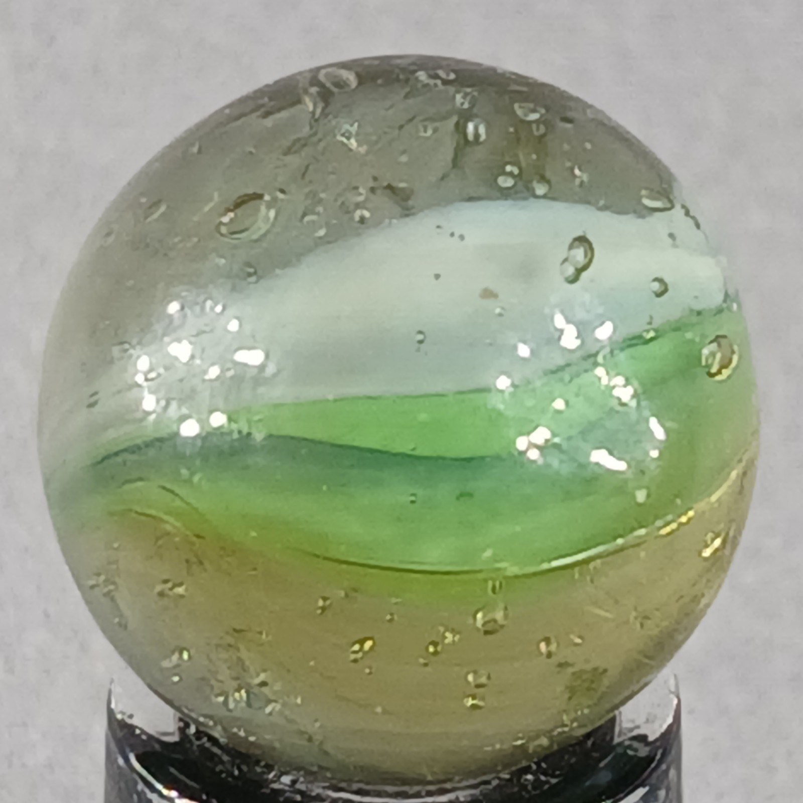 Vintage Imported Cat’s Eye Marble .60 Inches Near-Mint Condition