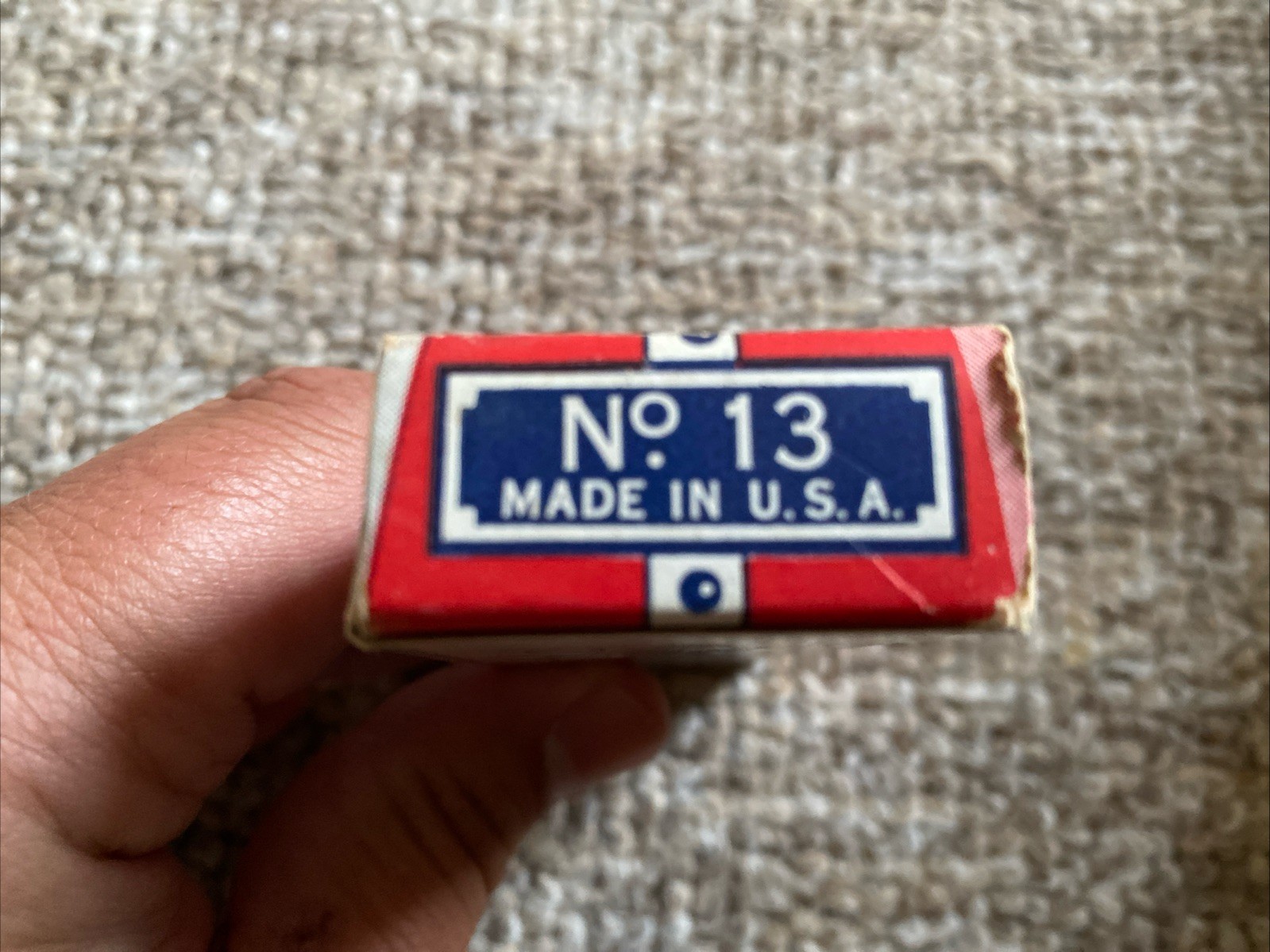 Vintage 1950’s Master Made Marbles No 13 Original Dudley Simms West Virginia Box