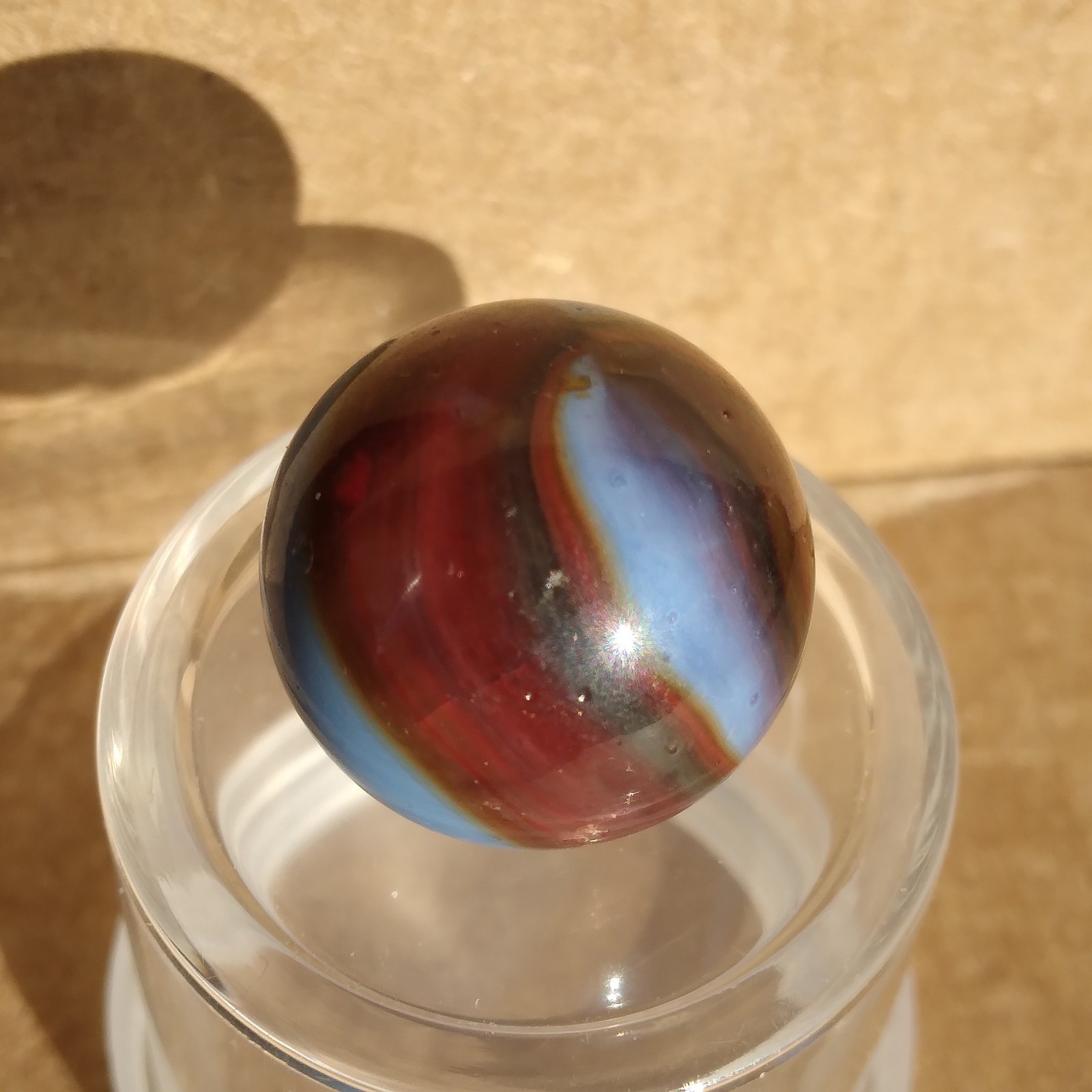 0.61″ Vintage Marble- Peltier Kokomo Vitro Akro Christensen
