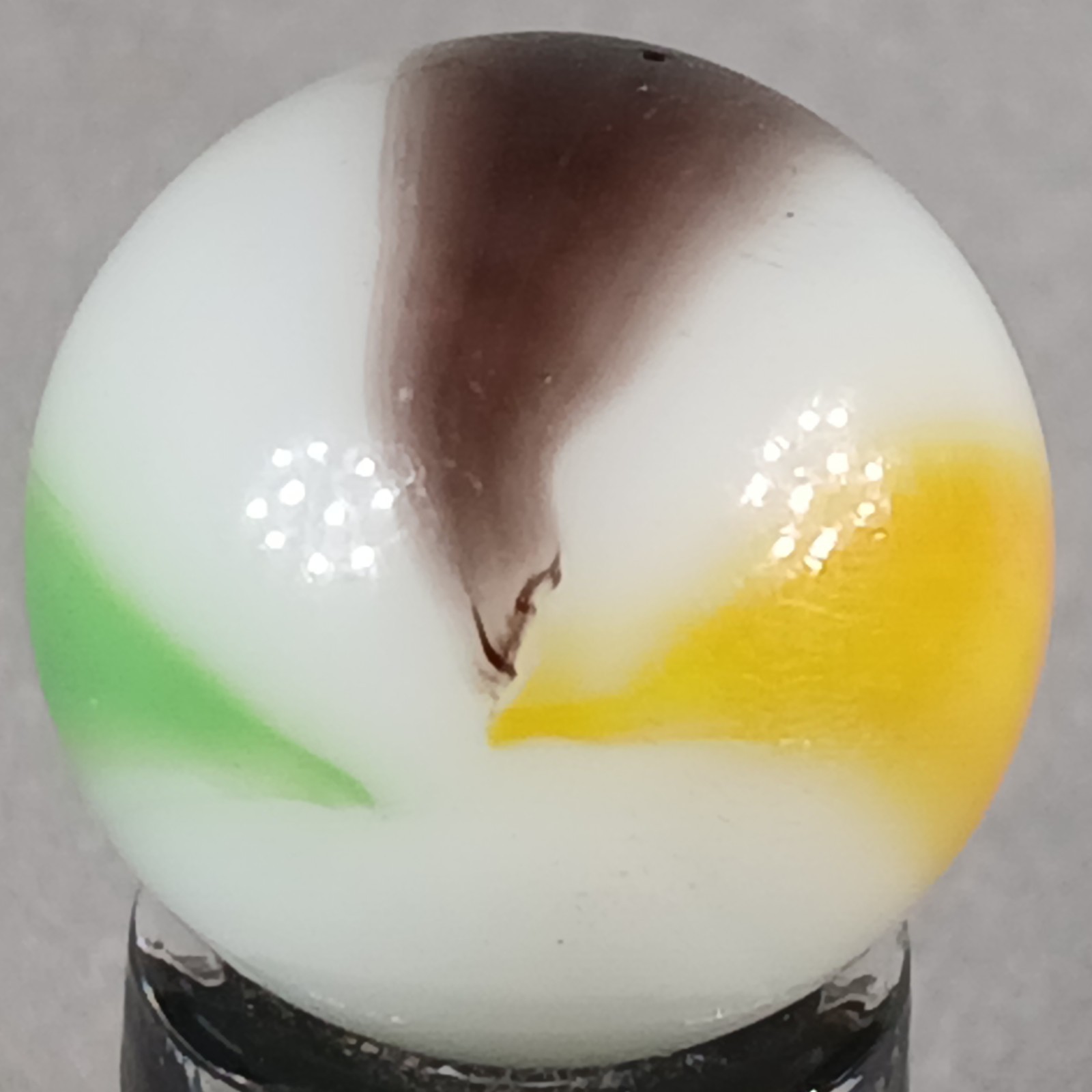 Vintage Imported Patch And Ribbon Marble .62 Inches Near-Mint Condition