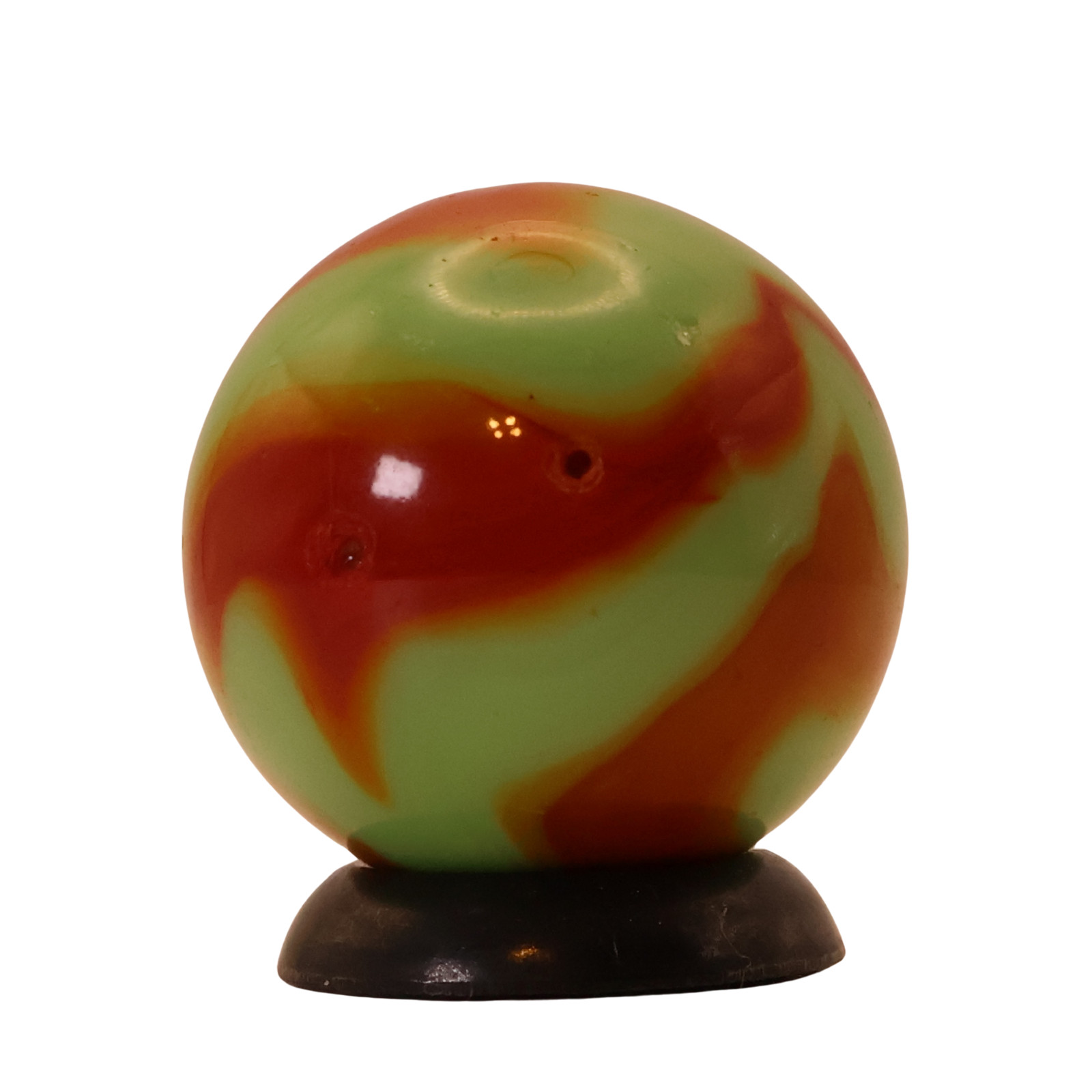 16.5mm Peltier Glass Co. NLR Flaming Dragon Marble NM+