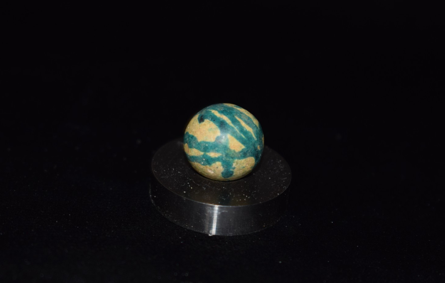 👩‍🦰➖⏩Antique Clay Dyed Drizzle Commie Marble small size .562″=37/64″