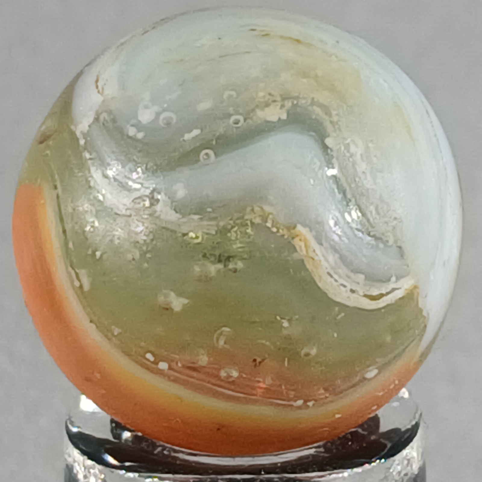 Vintage Vitro Conqueror Marble .61 Inches Near-Mint Condition Combined Shipping
