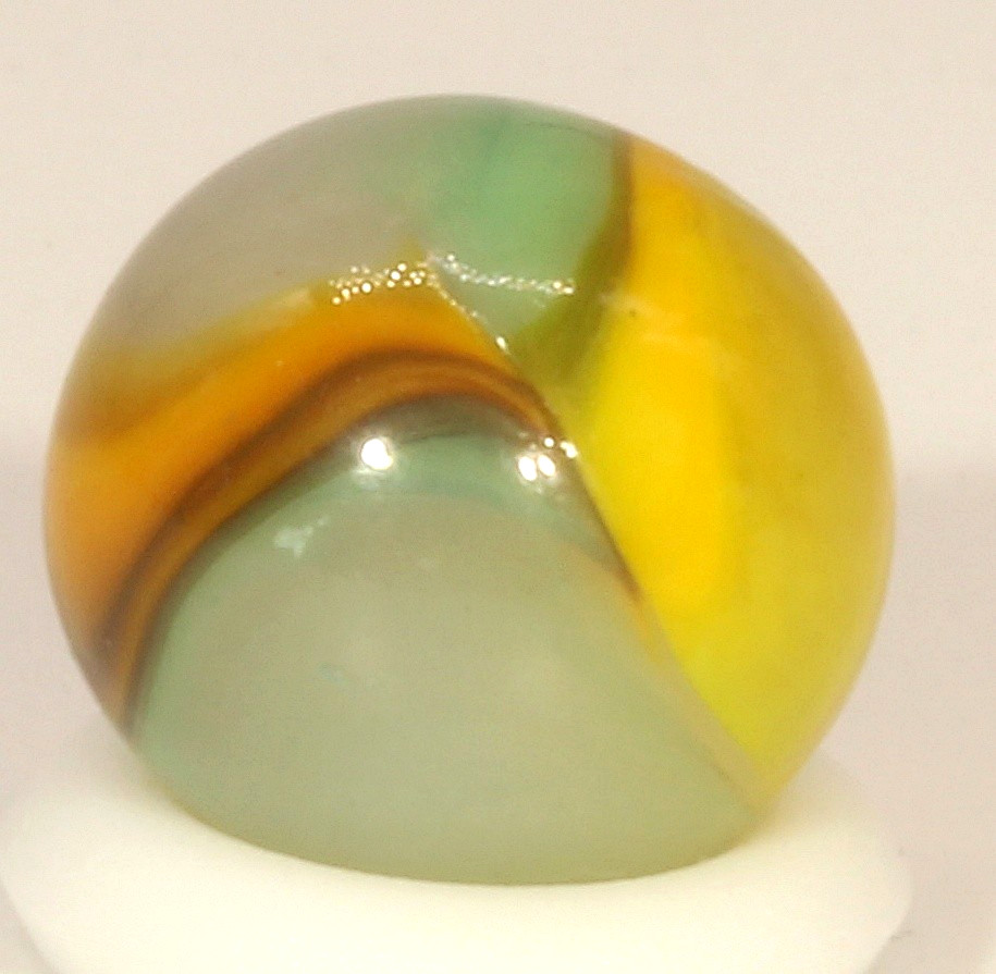 Peltier Mustard & Relish National Line Rainbo (NLR) Pee Wee Marble 7/16″ M-