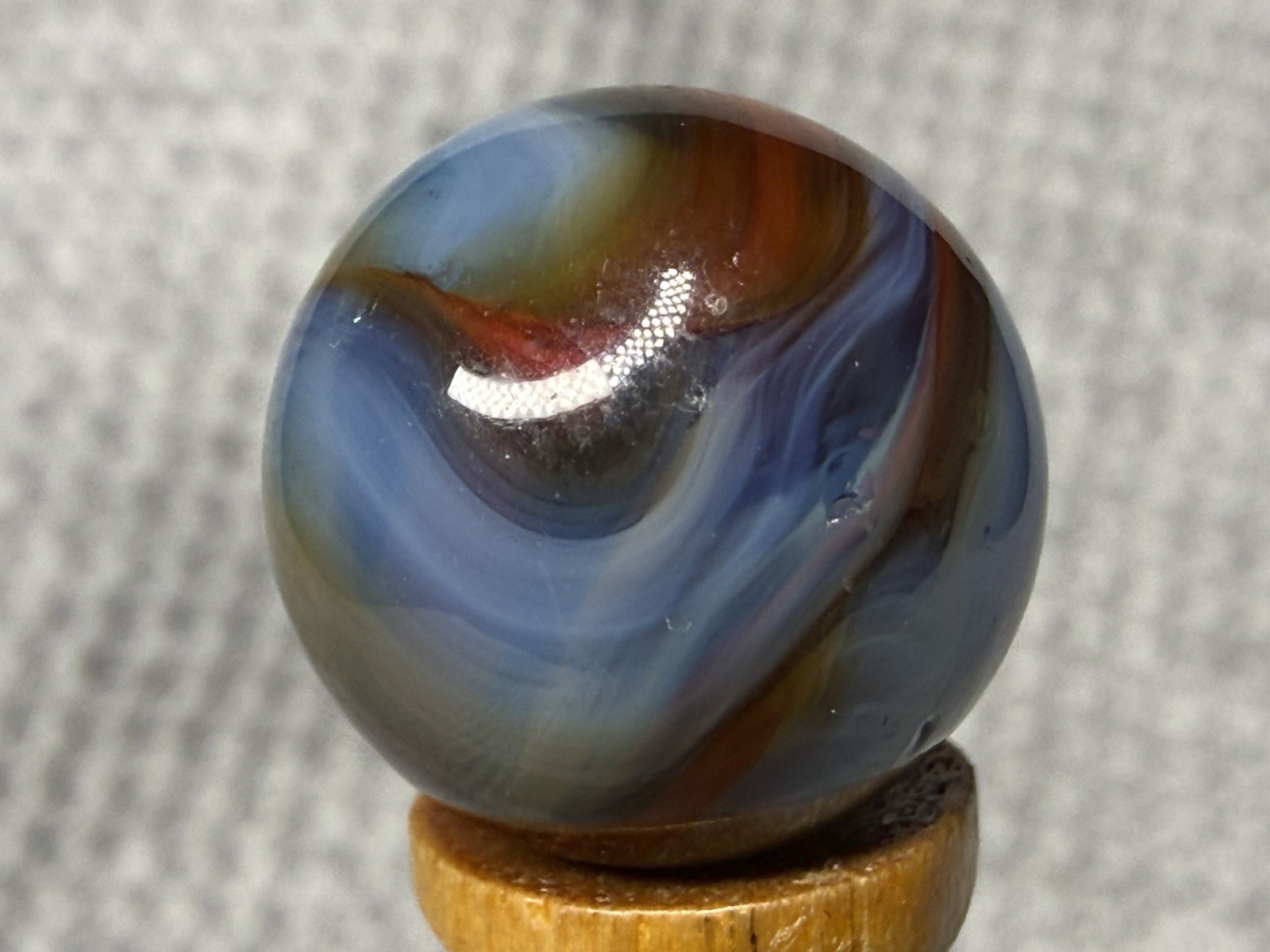 Heaton Agate Rotten Robin Swirl Marble .60” NM