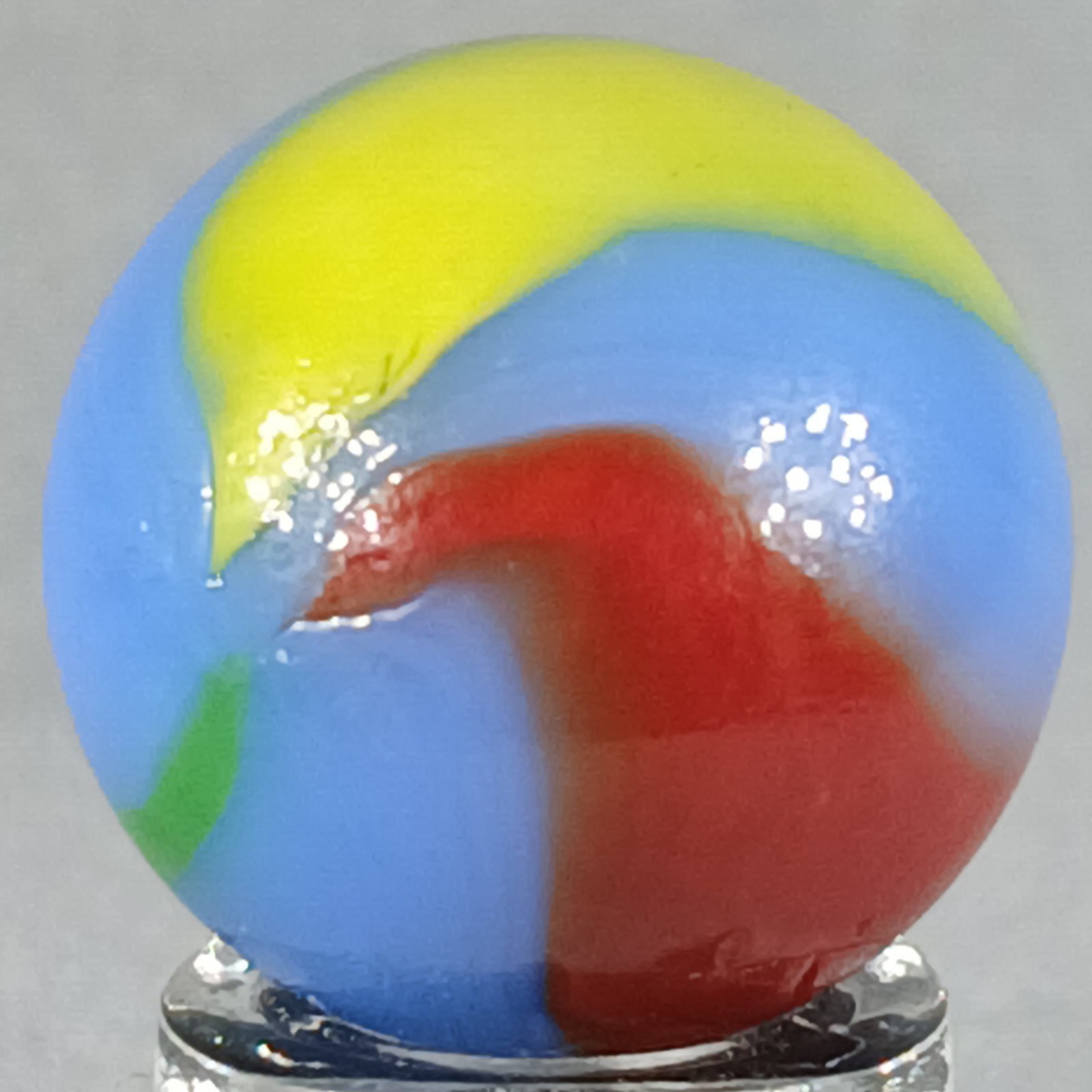 Vintage Imported Patch And Ribbon Marble .61 Inches Near-Mint Condition