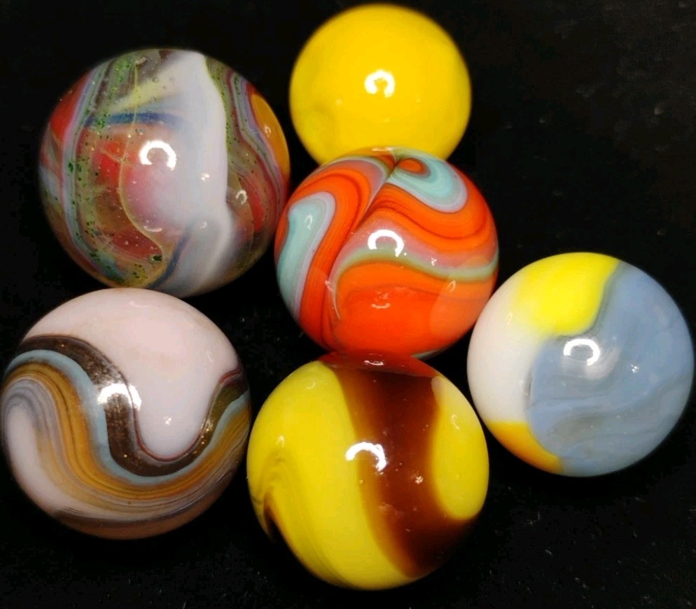 .72″-.54″ VINTAGE/MODERN MARBLES LOT🔥MINT/NM+