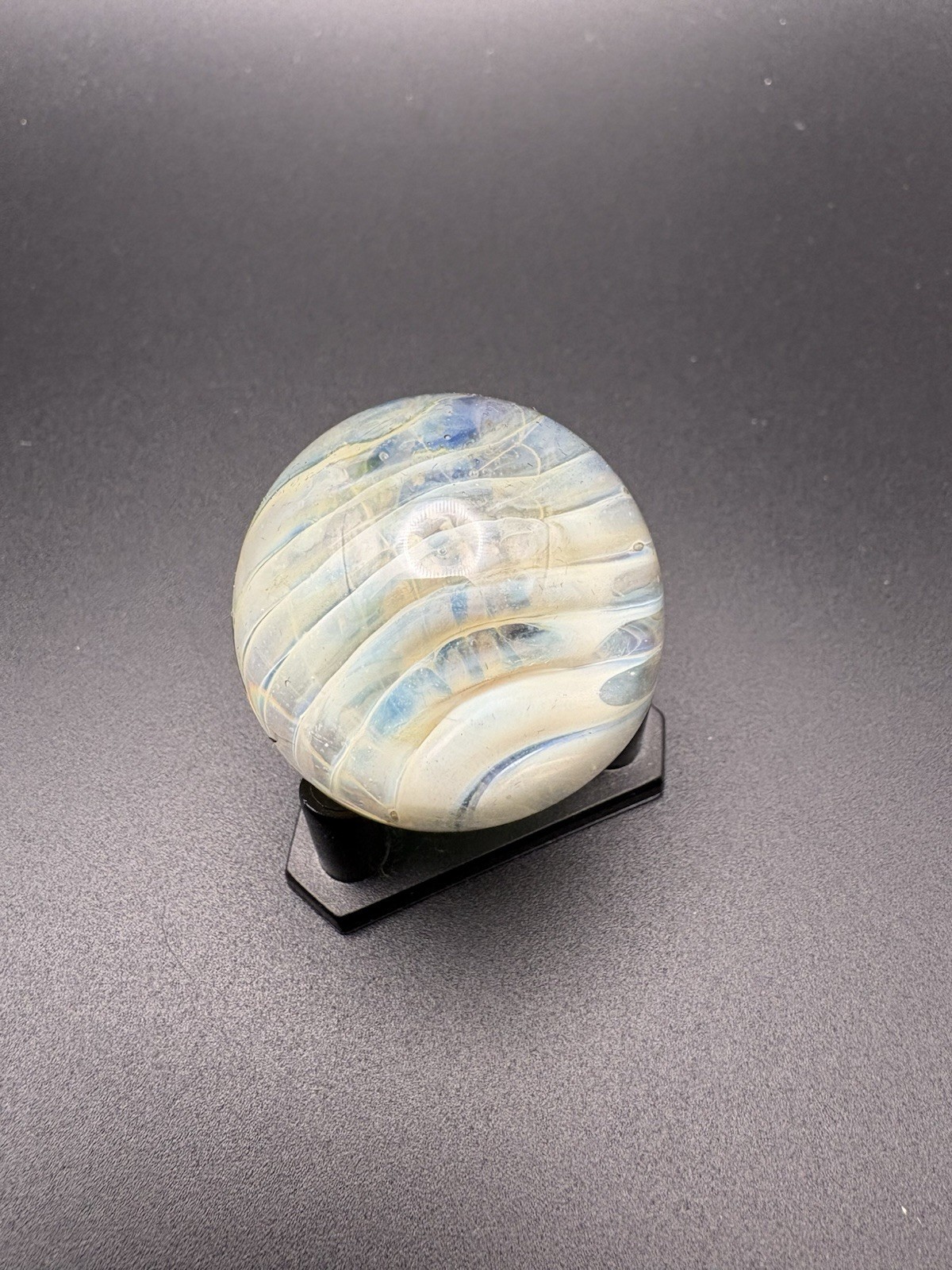 SF glass Hand Blown Art, And Fume Glass Collectible Marble