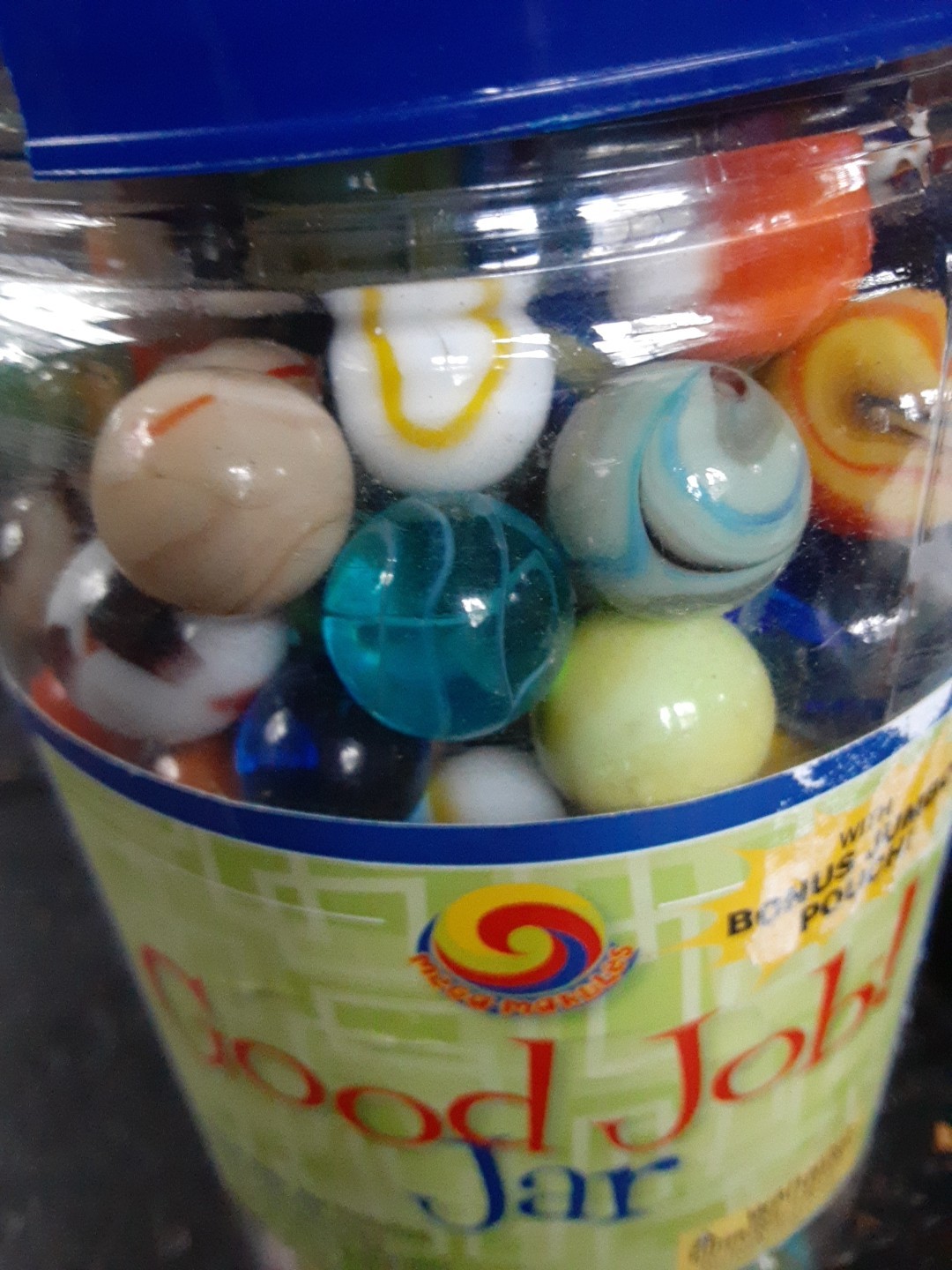 Good Job! Jar of marbles!!